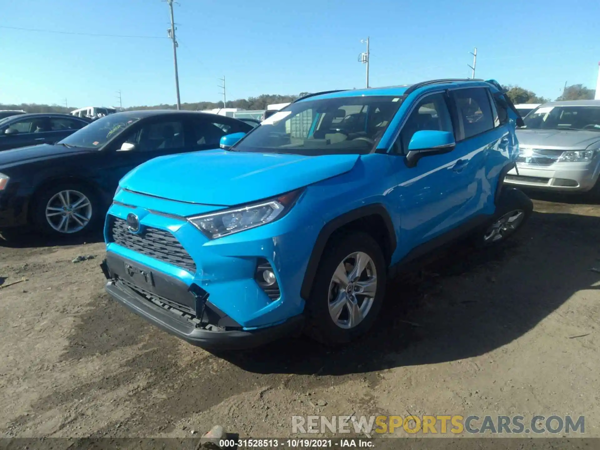 2 Photograph of a damaged car JTMP1RFV8KD016963 TOYOTA RAV4 2019