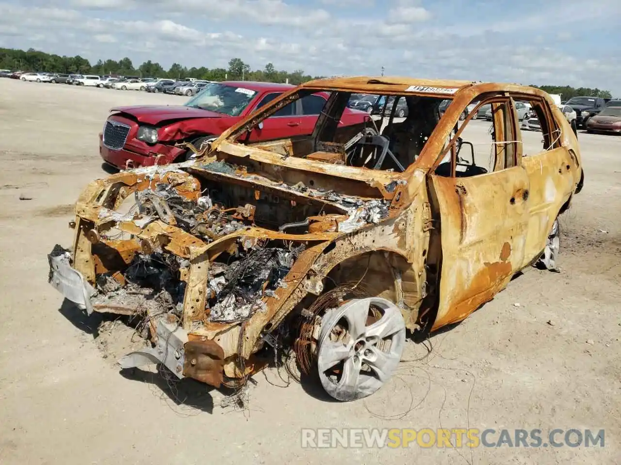 2 Photograph of a damaged car JTMP1RFV8KD021161 TOYOTA RAV4 2019