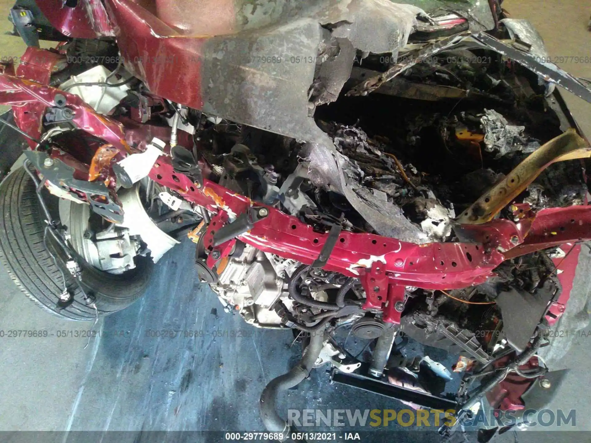 10 Фотография поврежденного автомобиля JTMP1RFV8KD021337 TOYOTA RAV4 2019