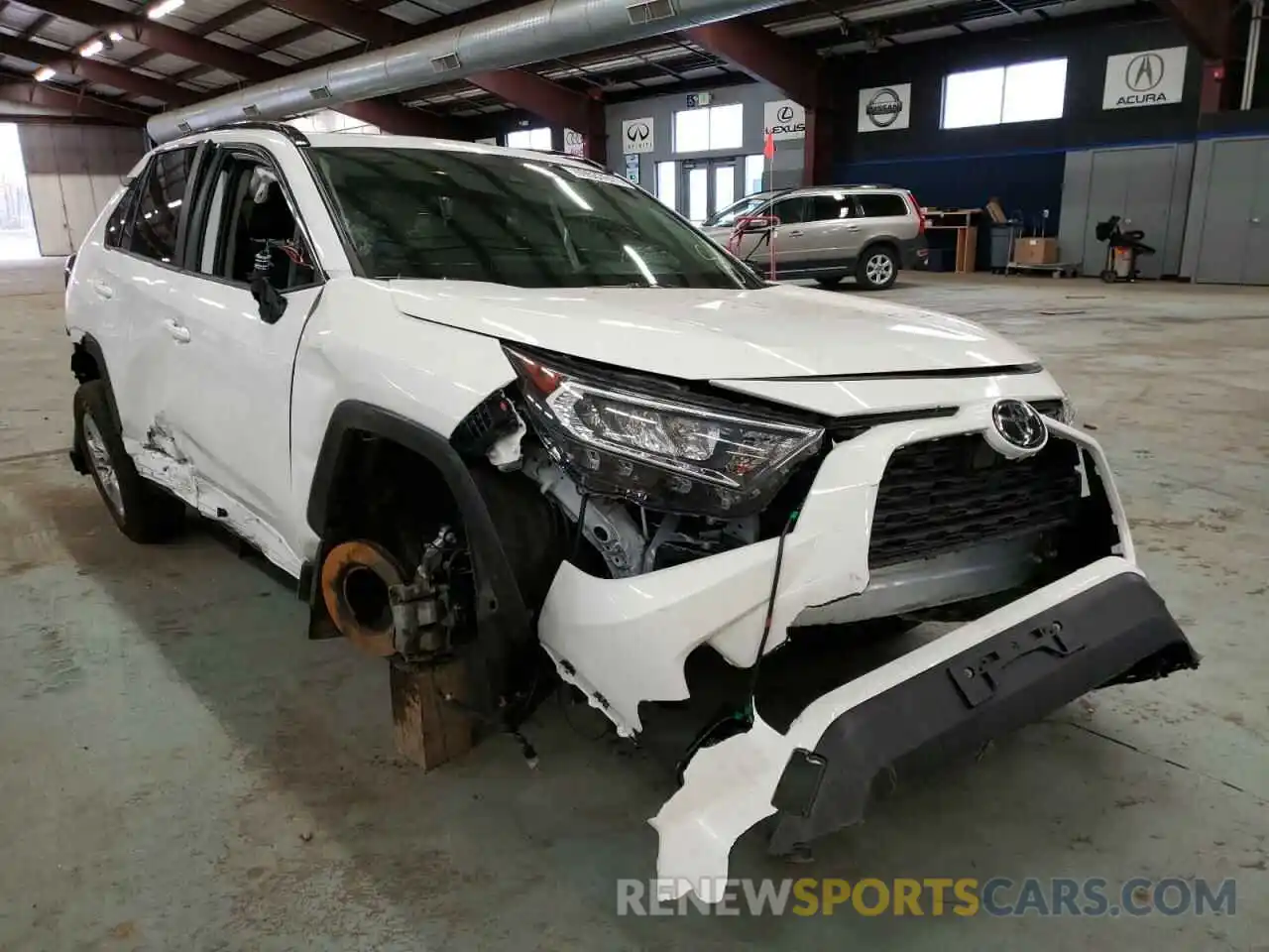 1 Photograph of a damaged car JTMP1RFV8KD023878 TOYOTA RAV4 2019