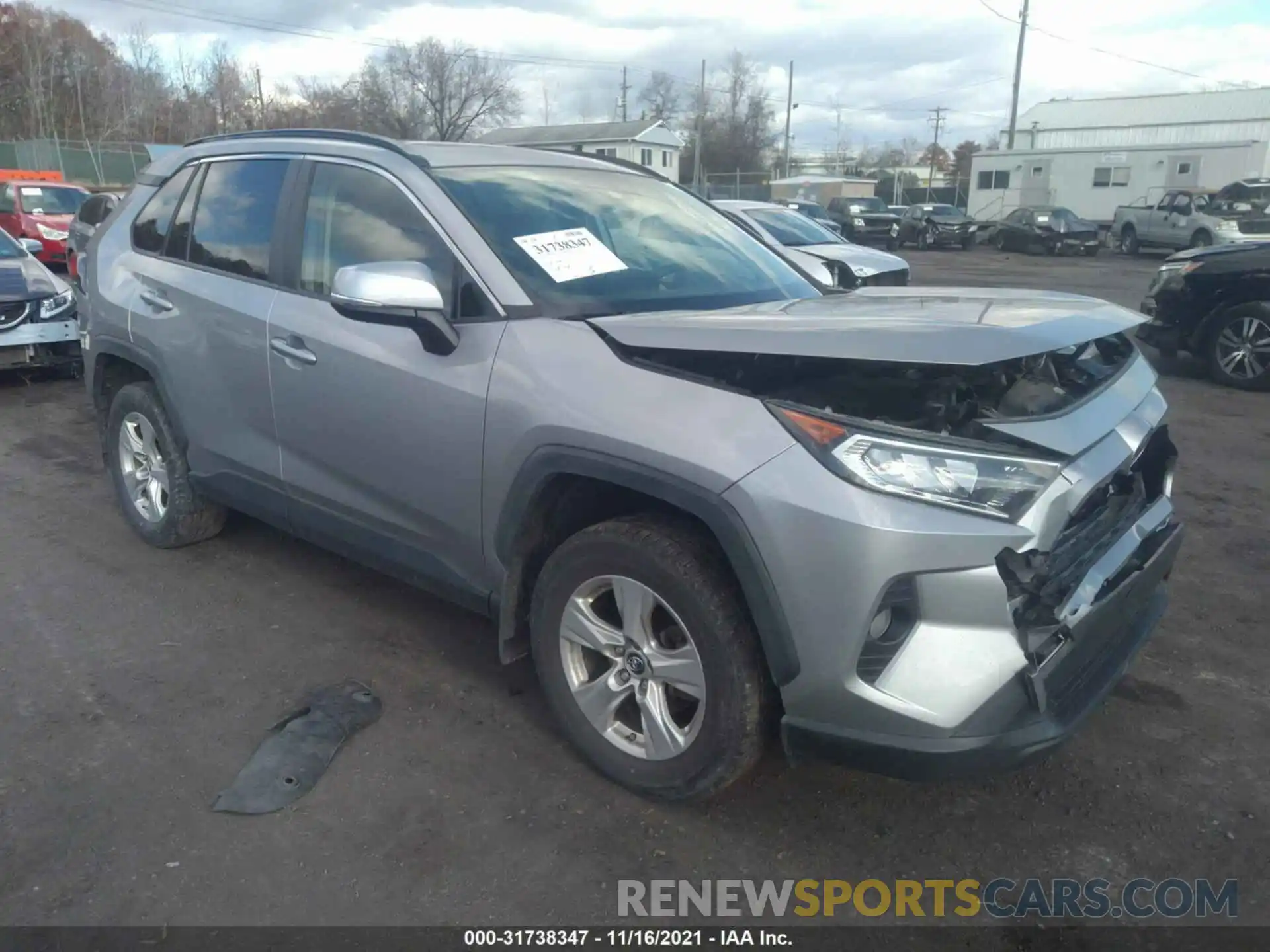 1 Photograph of a damaged car JTMP1RFV8KD030023 TOYOTA RAV4 2019