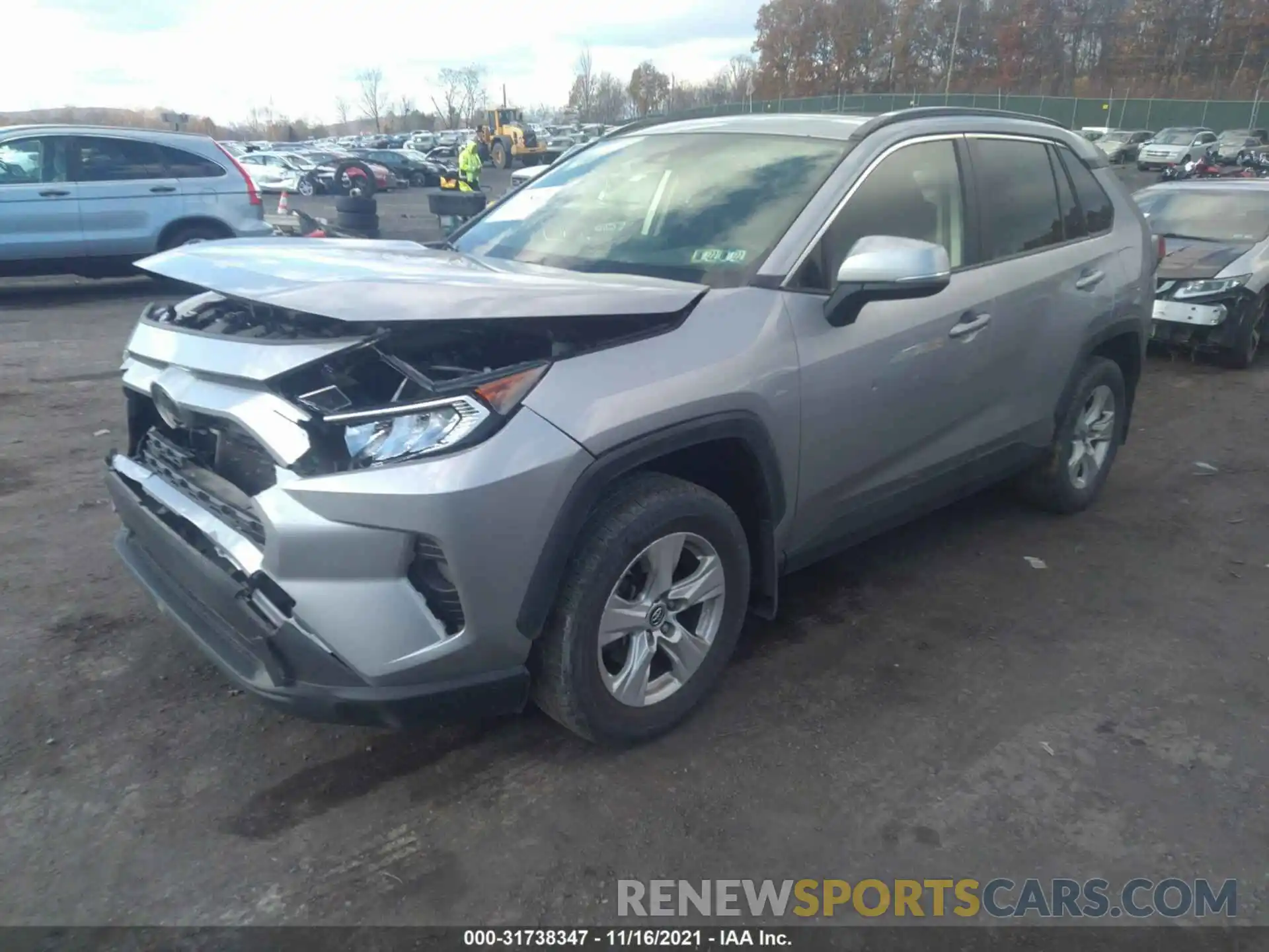 2 Photograph of a damaged car JTMP1RFV8KD030023 TOYOTA RAV4 2019