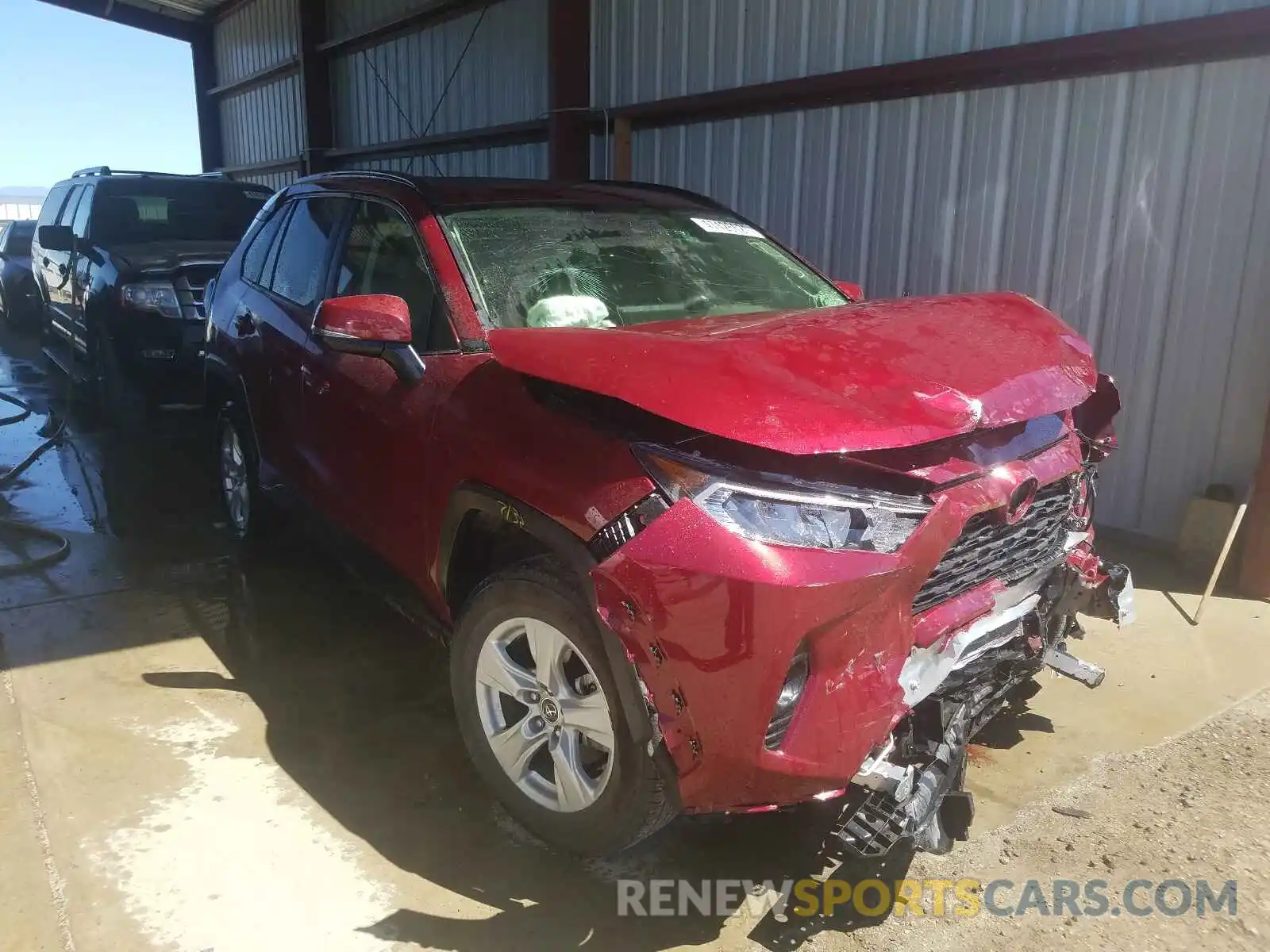 1 Photograph of a damaged car JTMP1RFV8KD032936 TOYOTA RAV4 2019