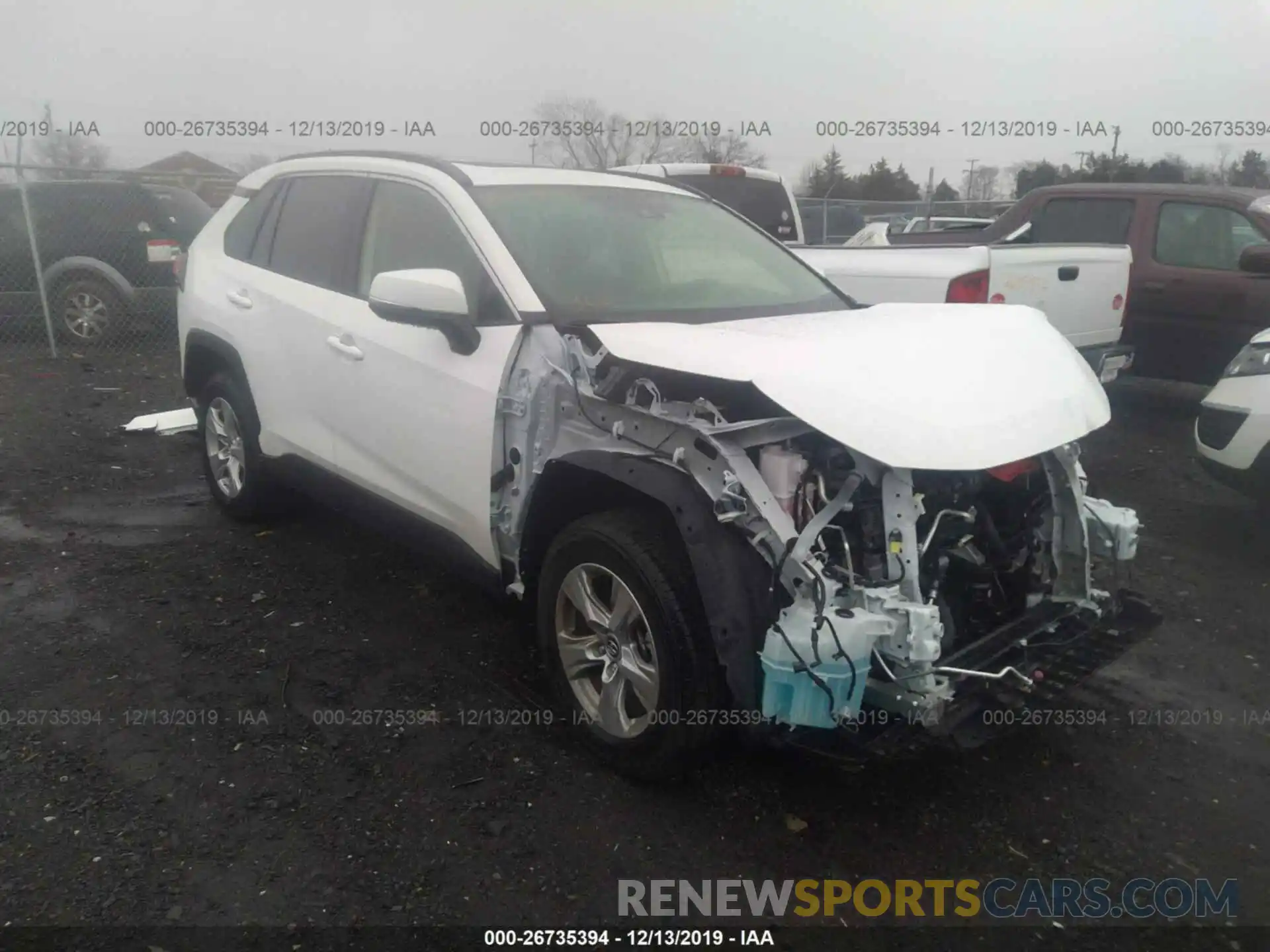 1 Фотография поврежденного автомобиля JTMP1RFV8KD033567 TOYOTA RAV4 2019