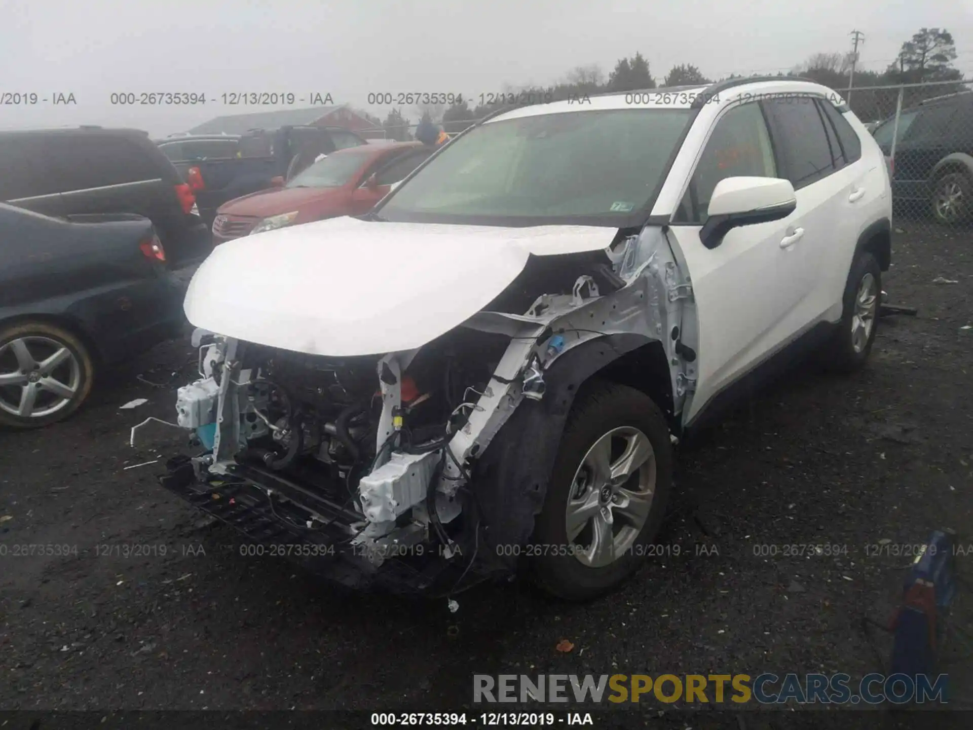 2 Photograph of a damaged car JTMP1RFV8KD033567 TOYOTA RAV4 2019