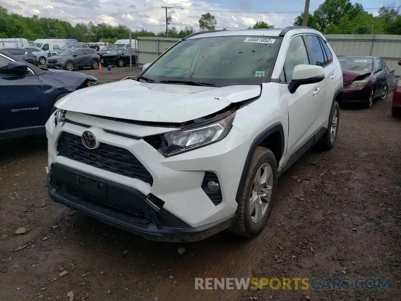 2 Photograph of a damaged car JTMP1RFV8KD034685 TOYOTA RAV4 2019