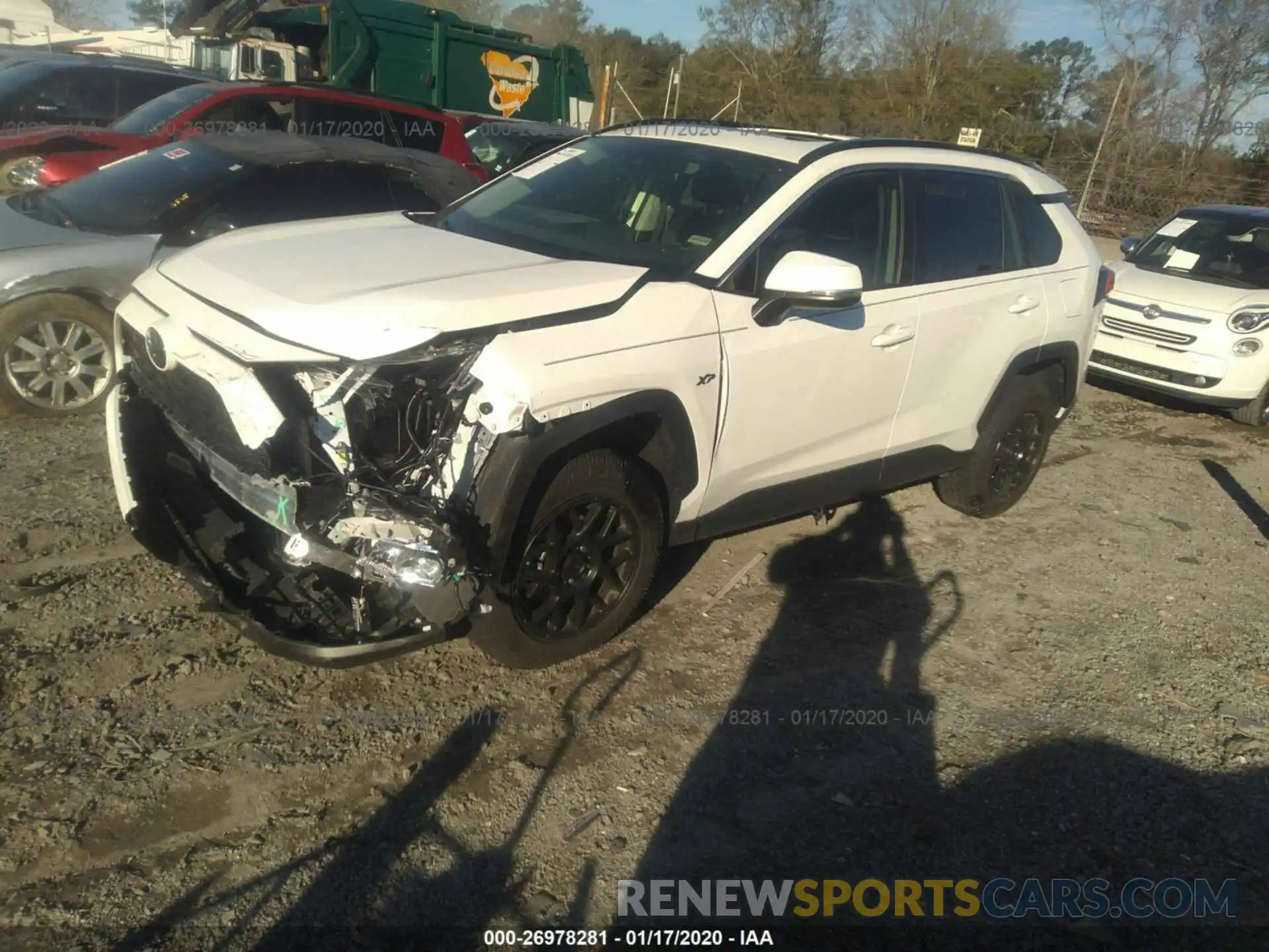 2 Photograph of a damaged car JTMP1RFV8KD036288 TOYOTA RAV4 2019