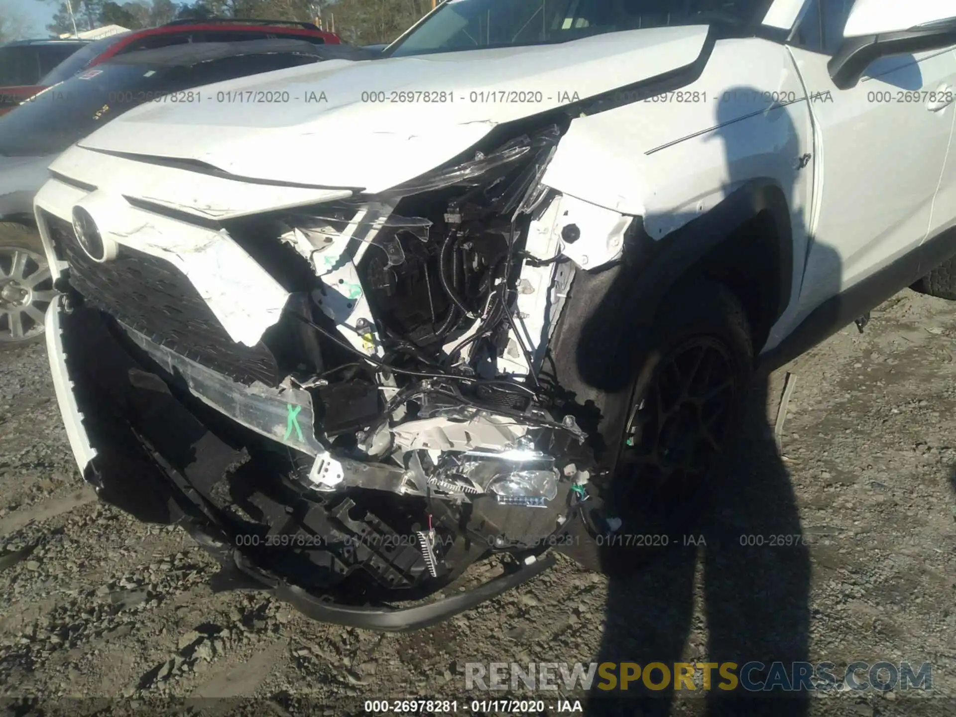 6 Photograph of a damaged car JTMP1RFV8KD036288 TOYOTA RAV4 2019