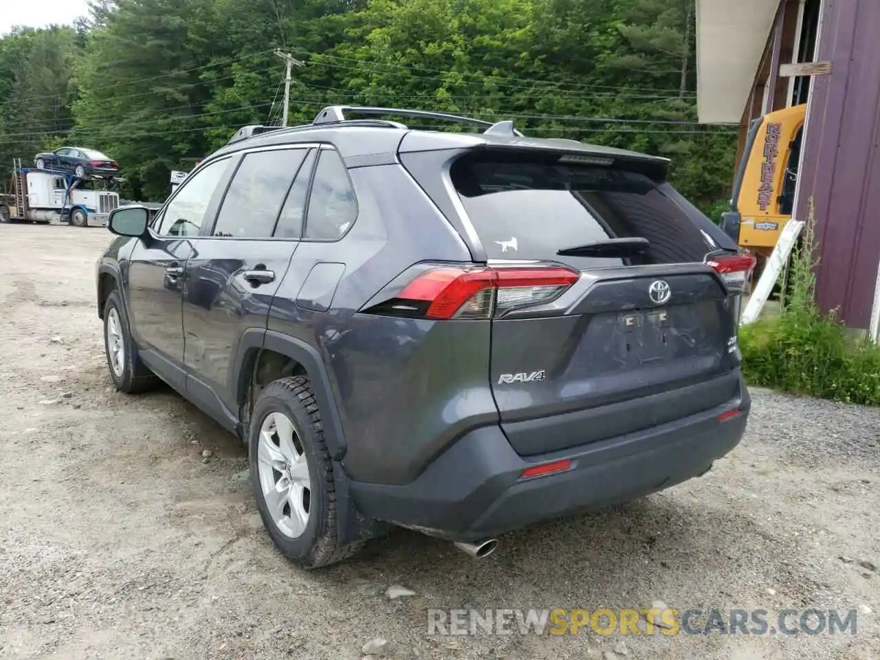 3 Photograph of a damaged car JTMP1RFV8KD036985 TOYOTA RAV4 2019