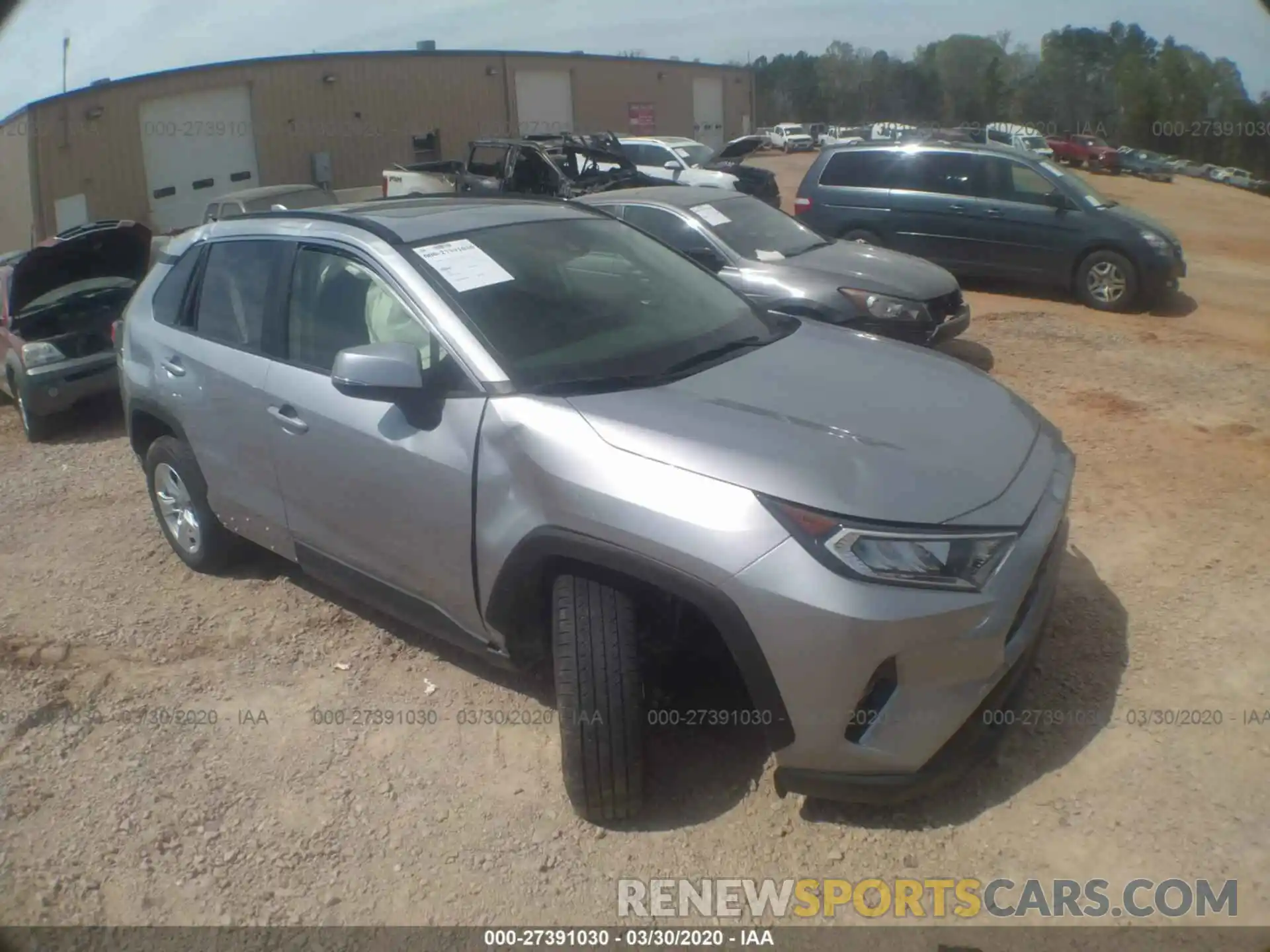 1 Photograph of a damaged car JTMP1RFV8KD038199 TOYOTA RAV4 2019