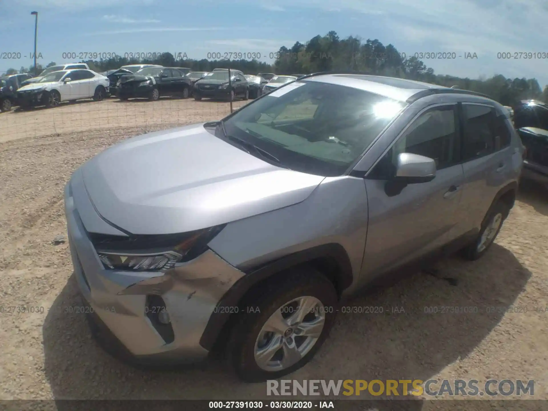 2 Photograph of a damaged car JTMP1RFV8KD038199 TOYOTA RAV4 2019