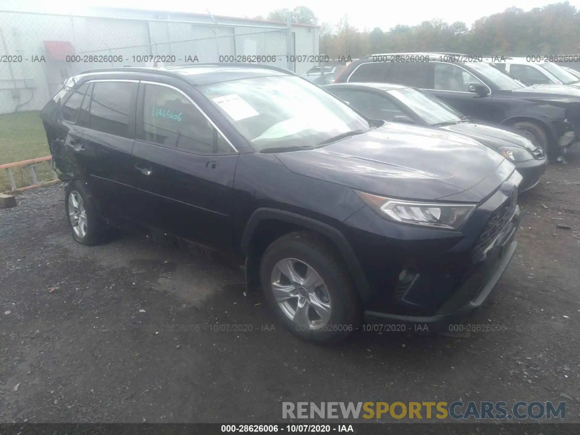 1 Photograph of a damaged car JTMP1RFV8KD040079 TOYOTA RAV4 2019