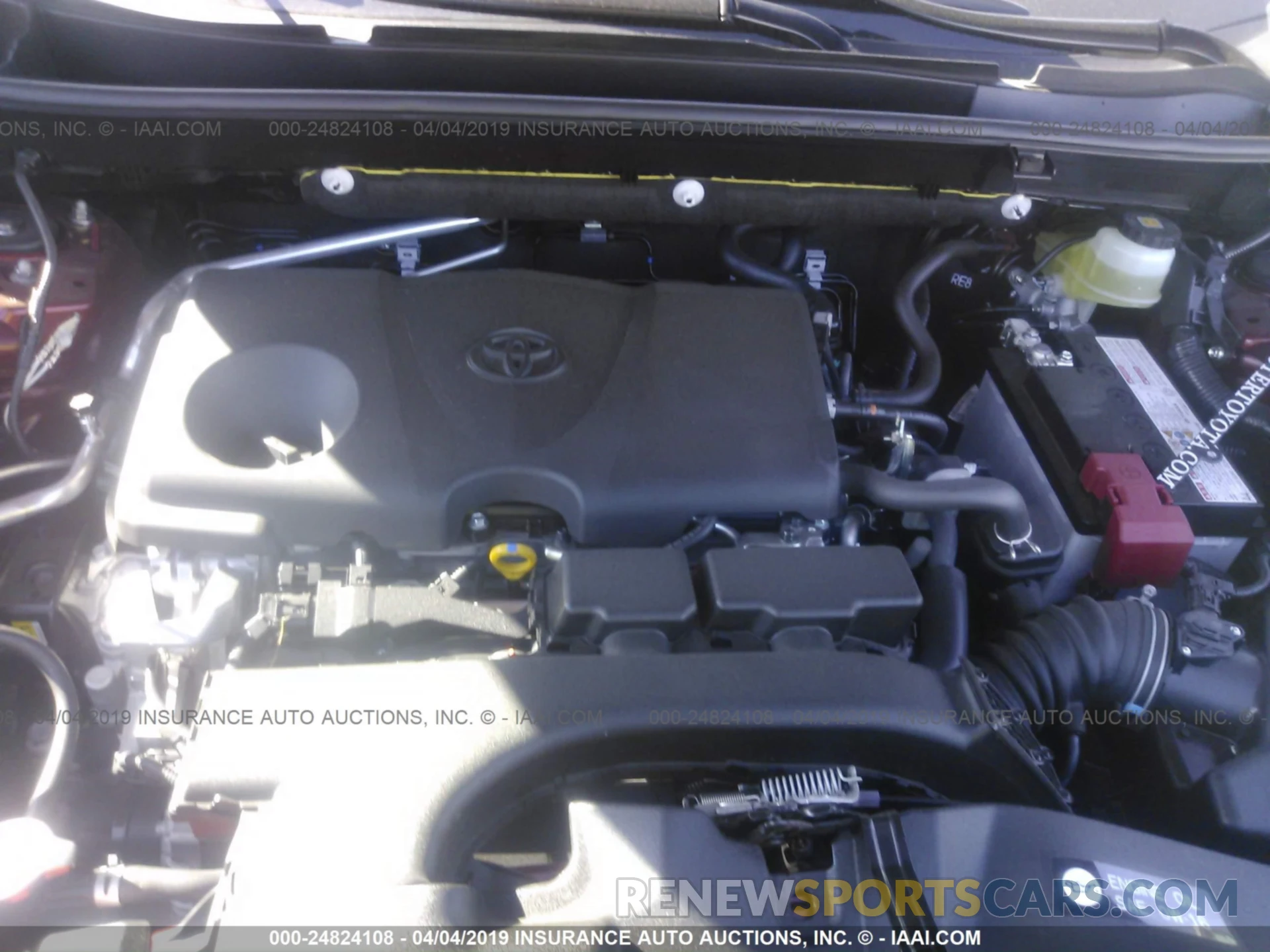 10 Фотография поврежденного автомобиля JTMP1RFV8KD503466 TOYOTA RAV4 2019