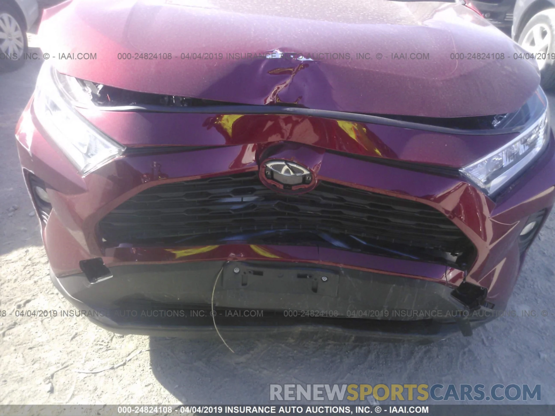 6 Photograph of a damaged car JTMP1RFV8KD503466 TOYOTA RAV4 2019