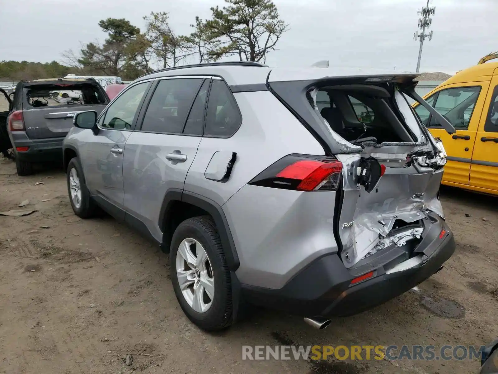 3 Photograph of a damaged car JTMP1RFV8KD508022 TOYOTA RAV4 2019