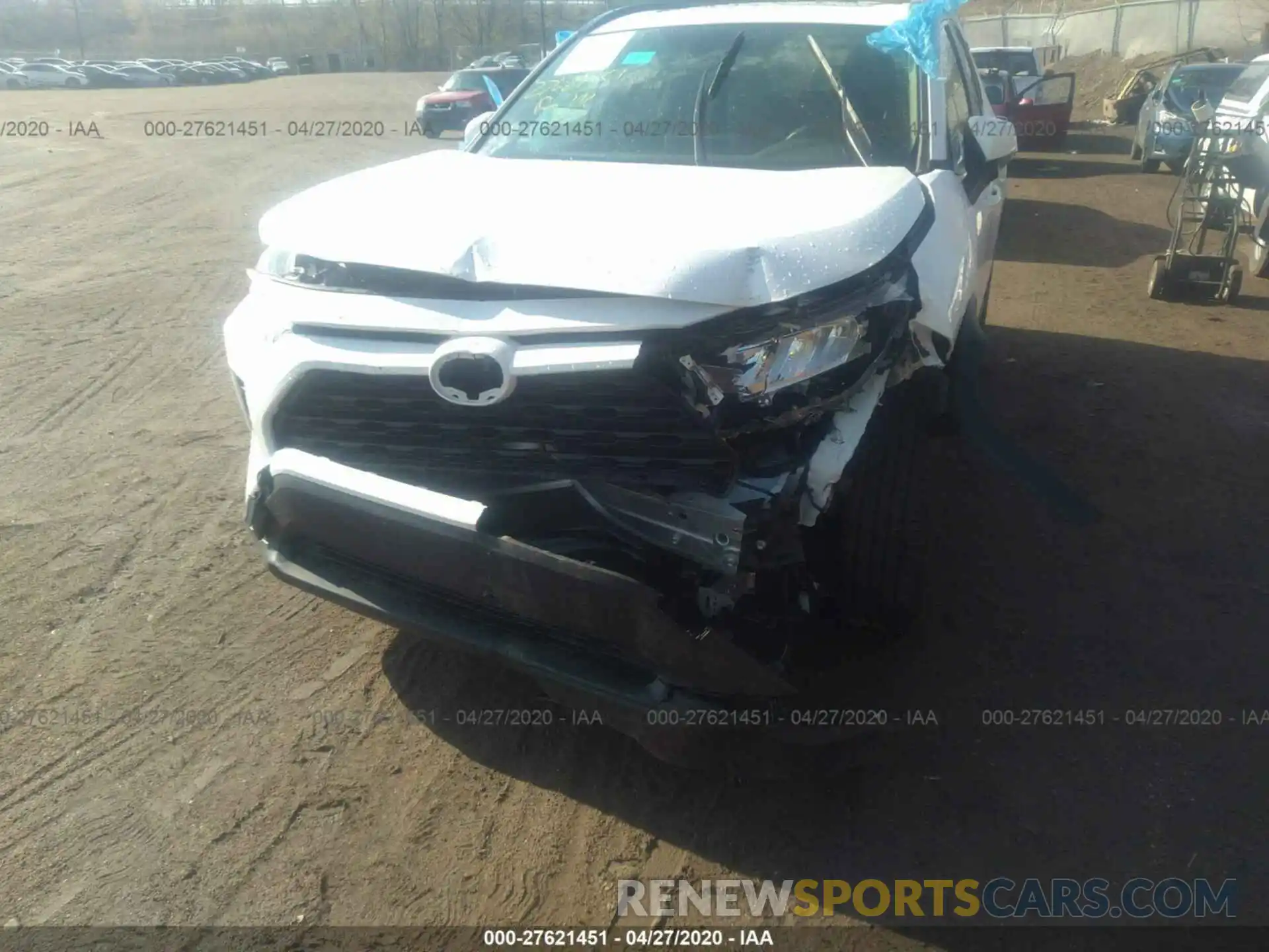 6 Photograph of a damaged car JTMP1RFV8KD514256 TOYOTA RAV4 2019