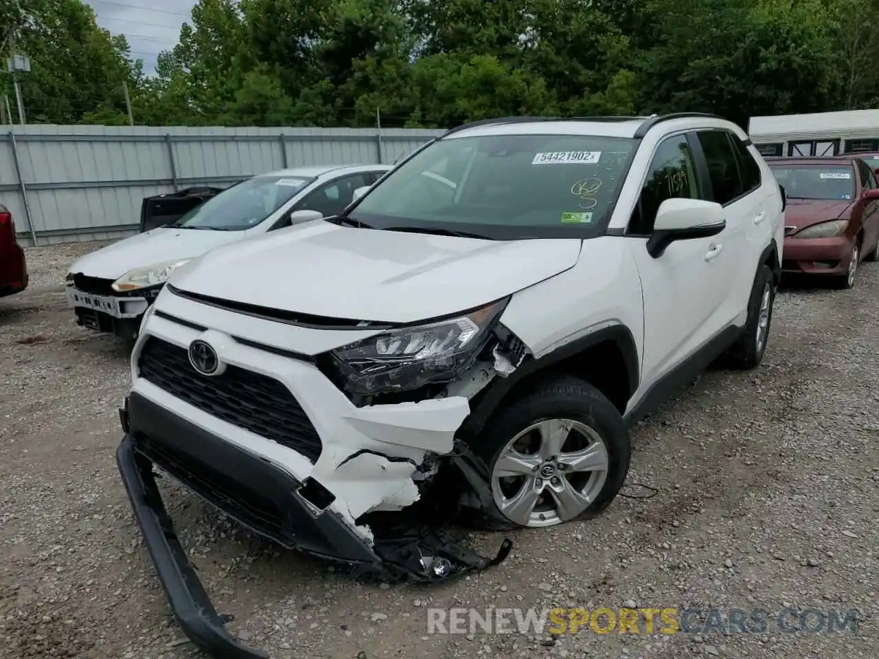 2 Photograph of a damaged car JTMP1RFV8KD515844 TOYOTA RAV4 2019