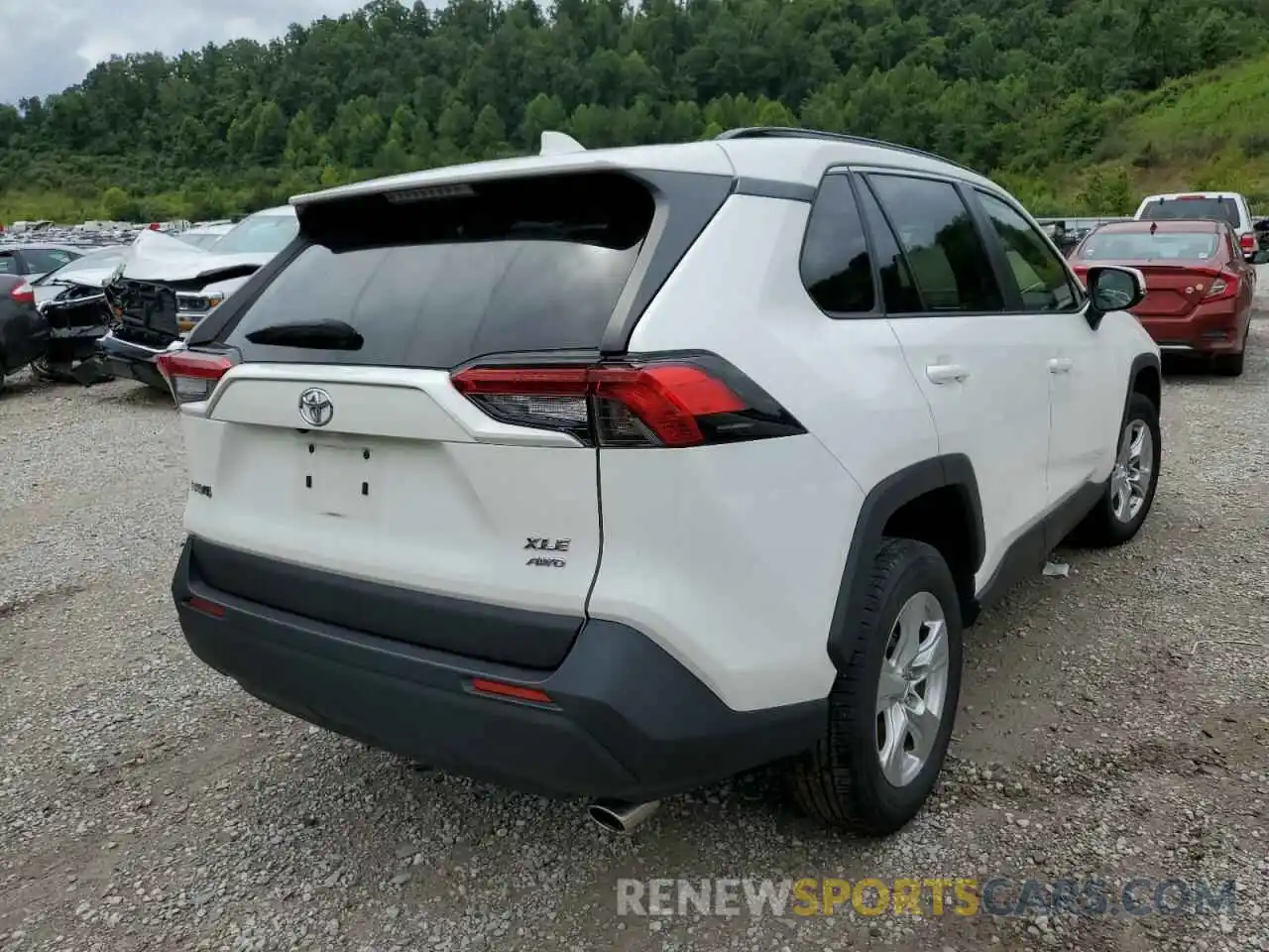 4 Photograph of a damaged car JTMP1RFV8KD515844 TOYOTA RAV4 2019