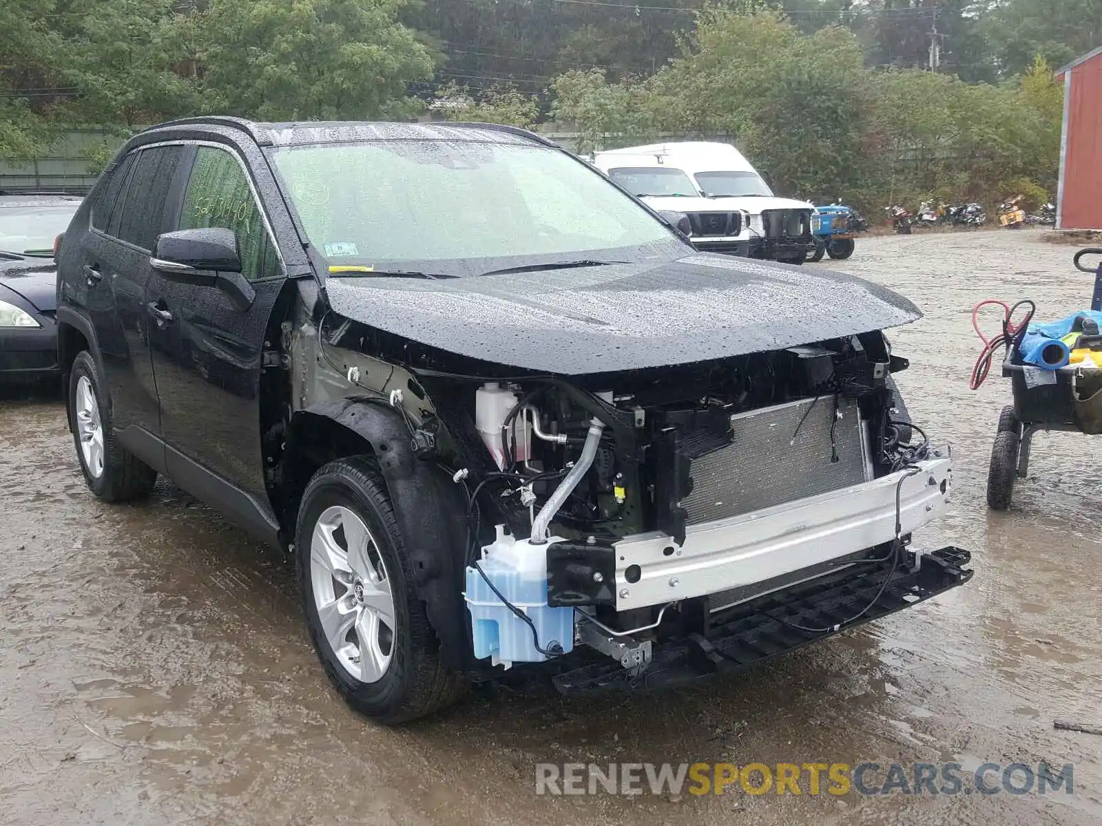 1 Photograph of a damaged car JTMP1RFV8KD520364 TOYOTA RAV4 2019