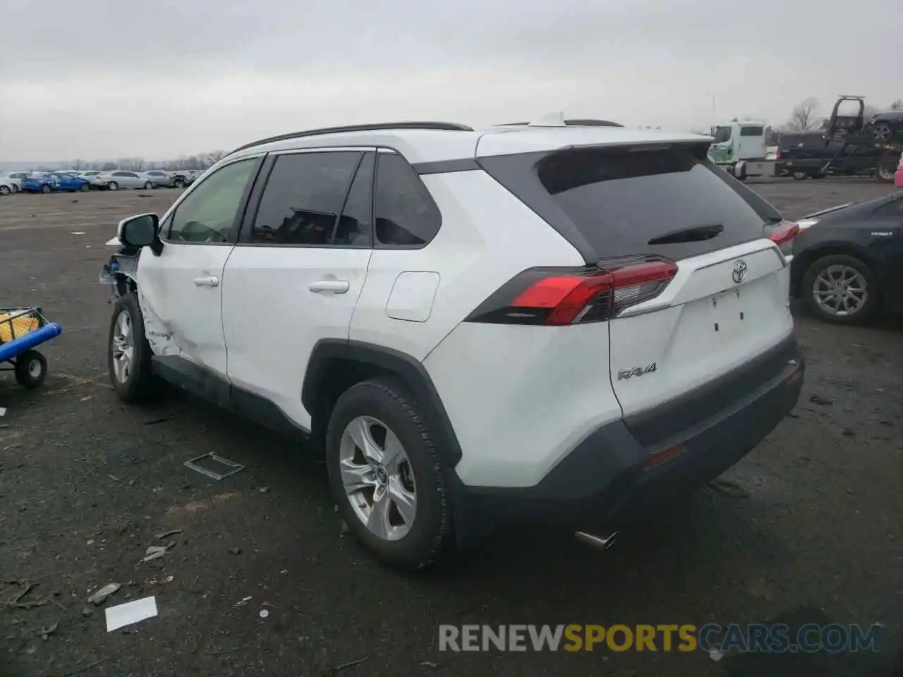 3 Photograph of a damaged car JTMP1RFV8KJ001428 TOYOTA RAV4 2019