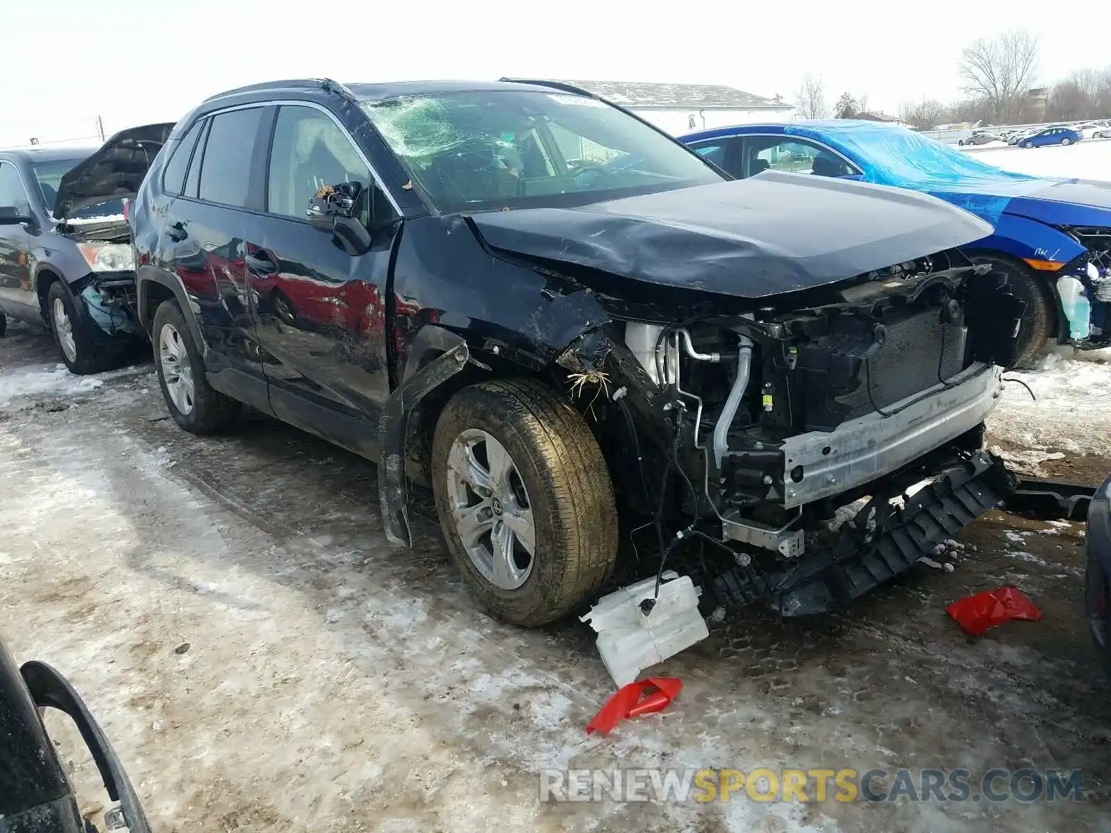 1 Photograph of a damaged car JTMP1RFV9KD003851 TOYOTA RAV4 2019