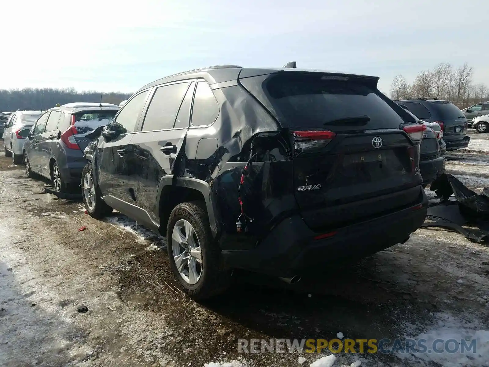 3 Photograph of a damaged car JTMP1RFV9KD003851 TOYOTA RAV4 2019