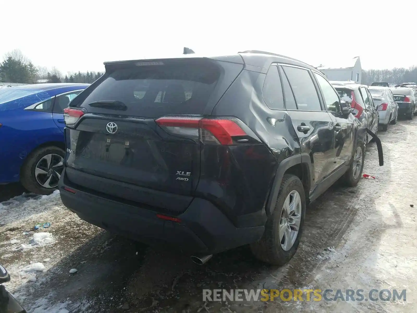 4 Фотография поврежденного автомобиля JTMP1RFV9KD003851 TOYOTA RAV4 2019