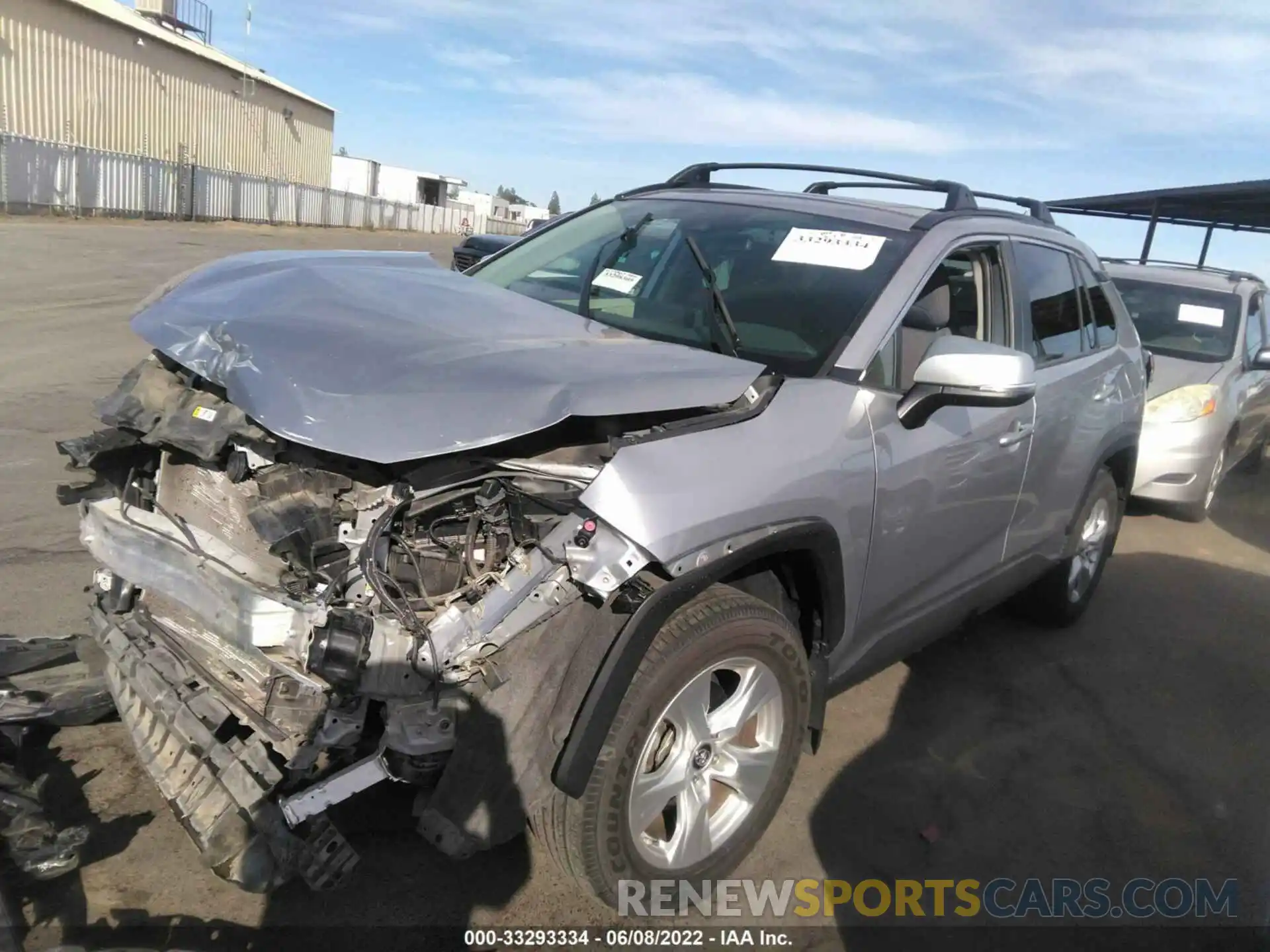 2 Photograph of a damaged car JTMP1RFV9KD004434 TOYOTA RAV4 2019