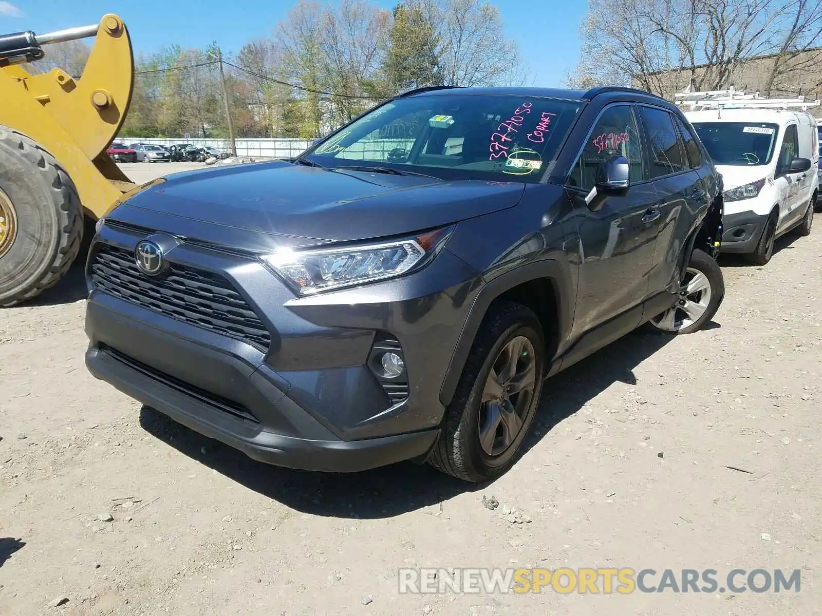 2 Photograph of a damaged car JTMP1RFV9KD006961 TOYOTA RAV4 2019