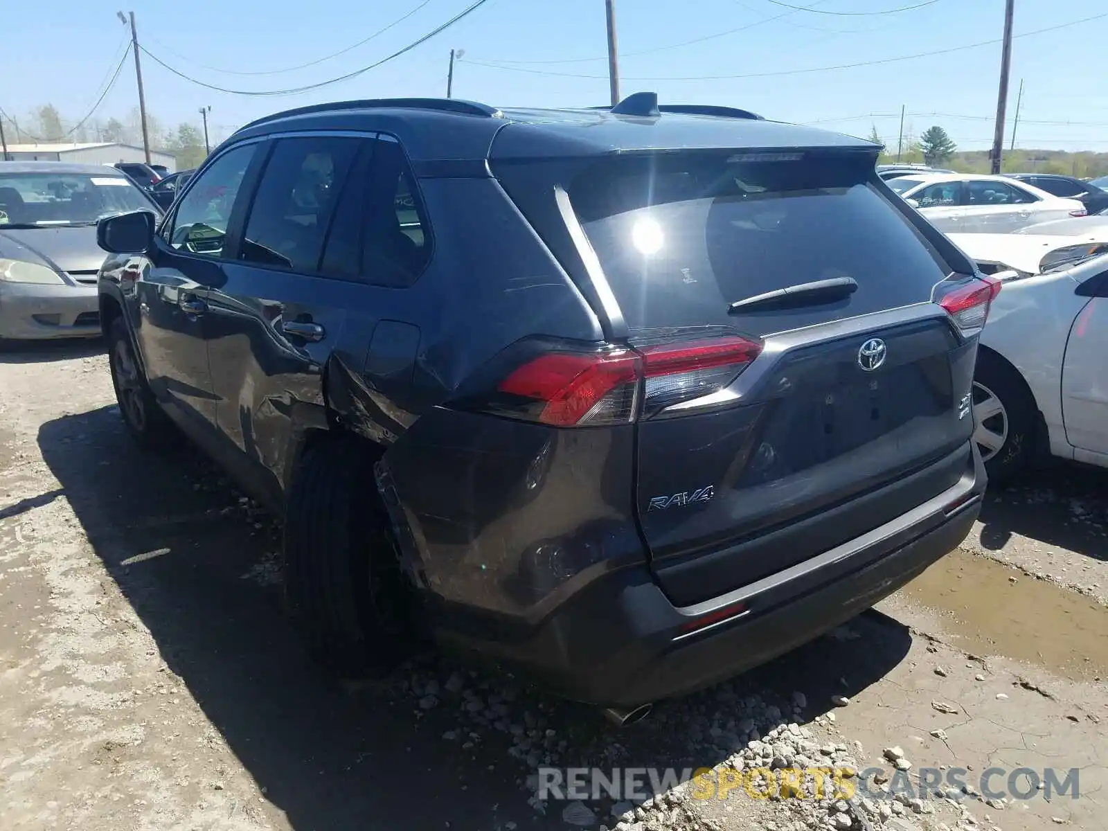 3 Photograph of a damaged car JTMP1RFV9KD006961 TOYOTA RAV4 2019