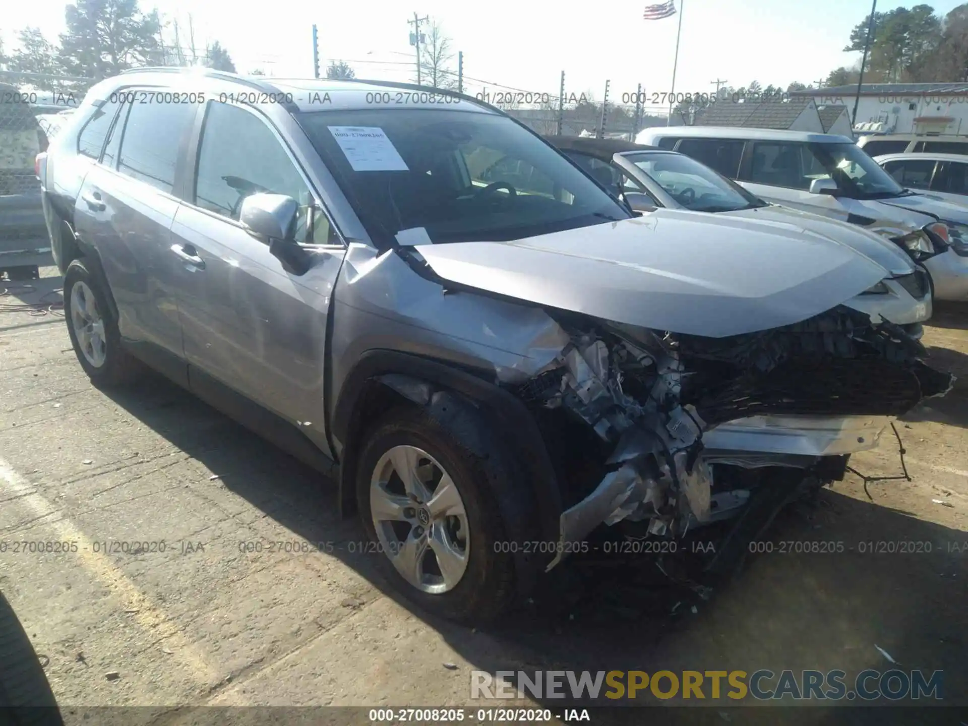 1 Photograph of a damaged car JTMP1RFV9KD010346 TOYOTA RAV4 2019