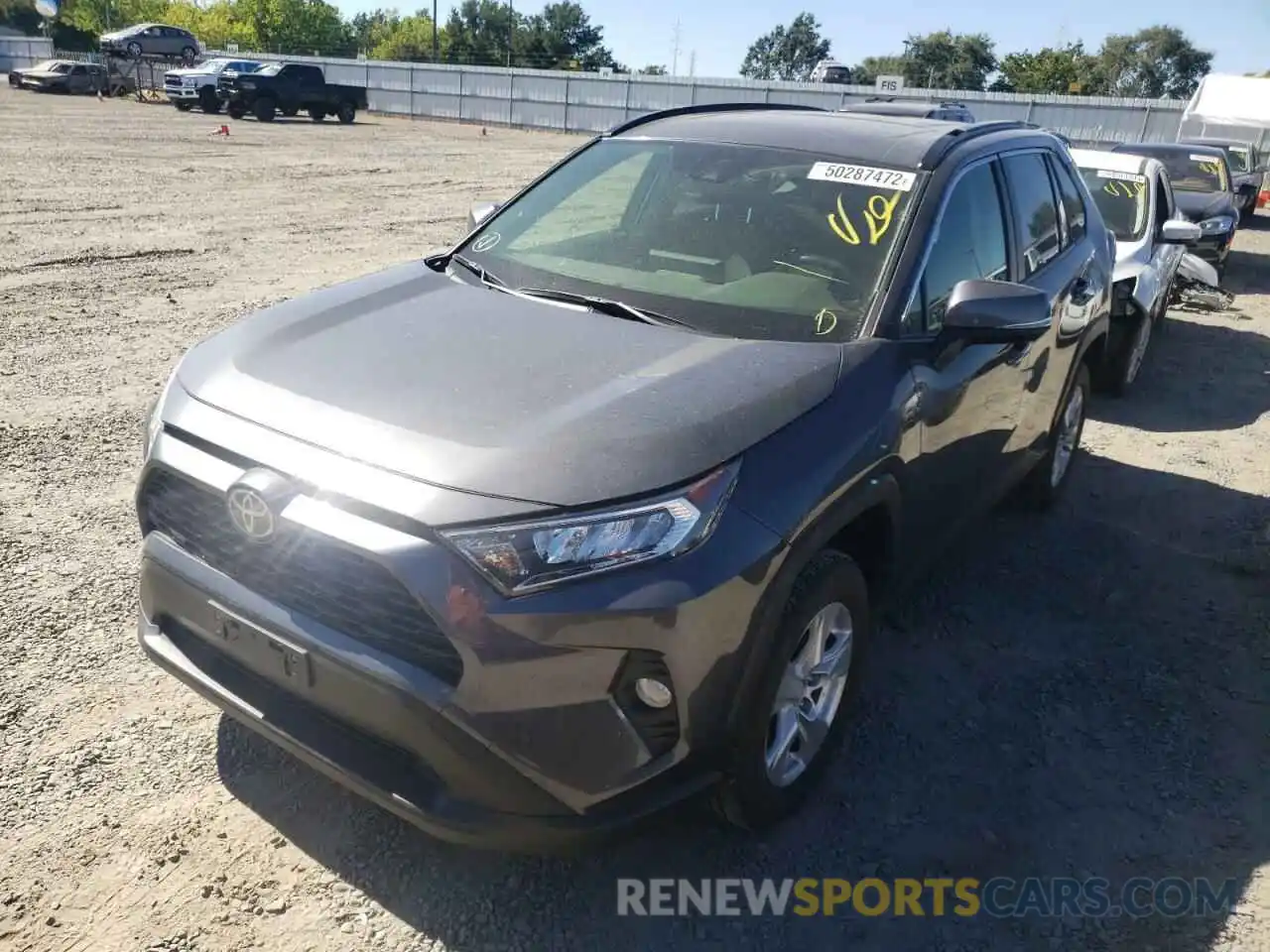 2 Photograph of a damaged car JTMP1RFV9KD011495 TOYOTA RAV4 2019