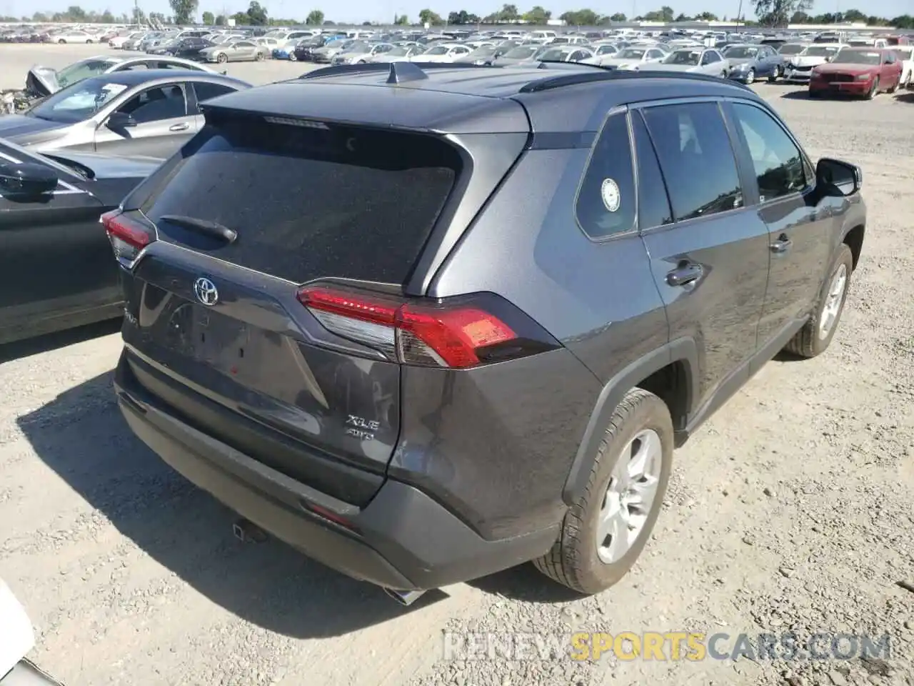 4 Photograph of a damaged car JTMP1RFV9KD011495 TOYOTA RAV4 2019