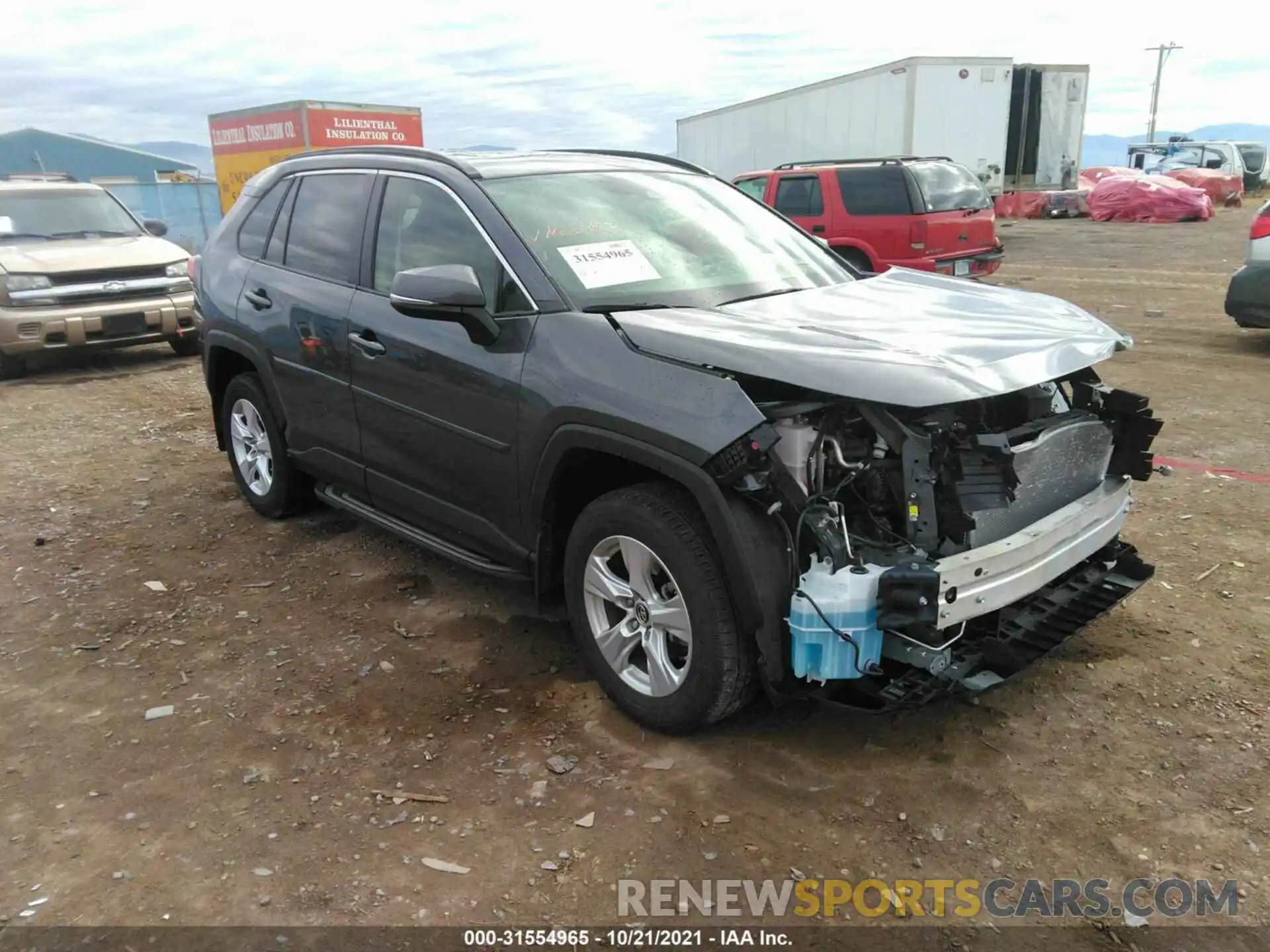 1 Photograph of a damaged car JTMP1RFV9KD019225 TOYOTA RAV4 2019