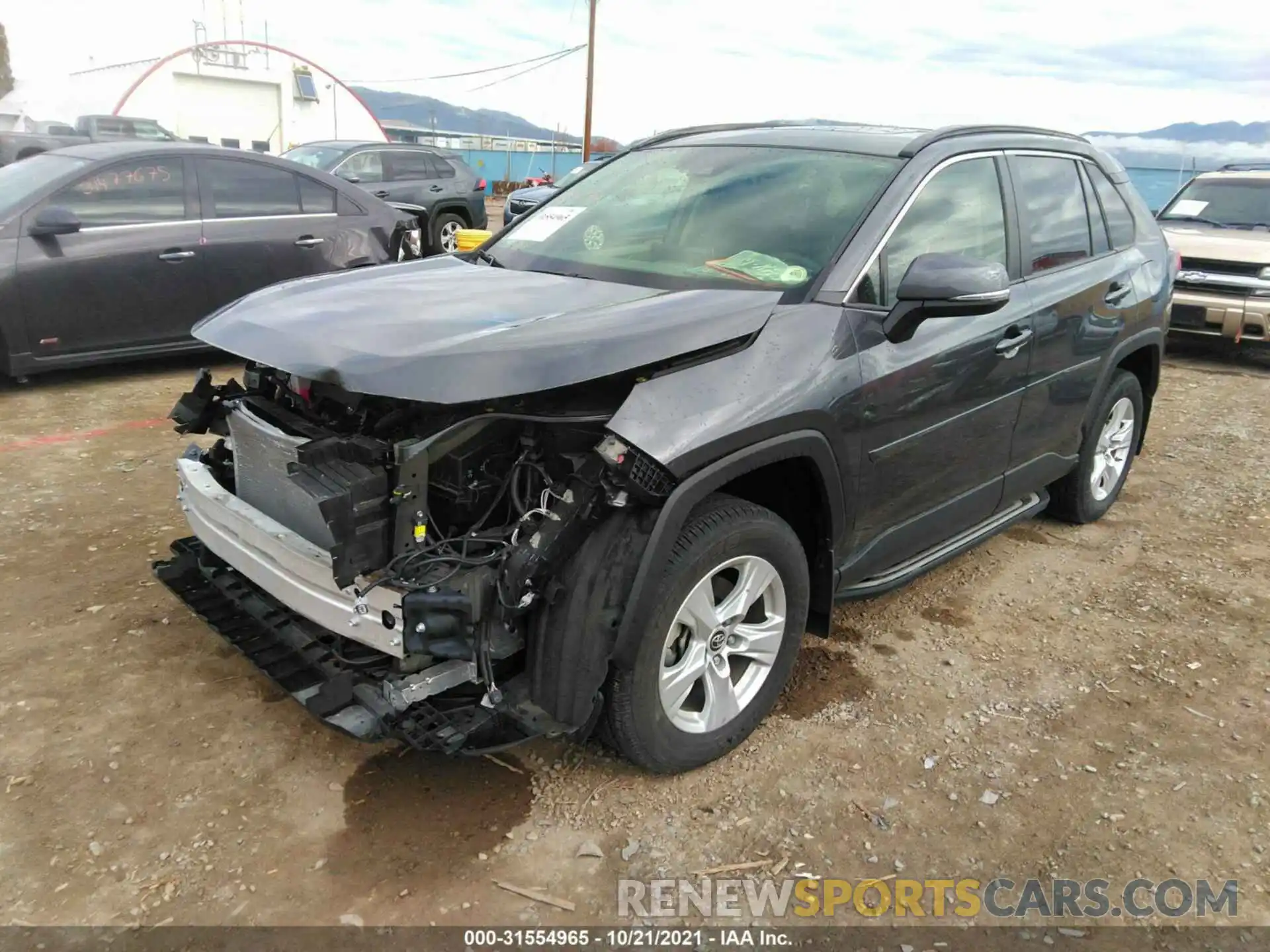 2 Photograph of a damaged car JTMP1RFV9KD019225 TOYOTA RAV4 2019