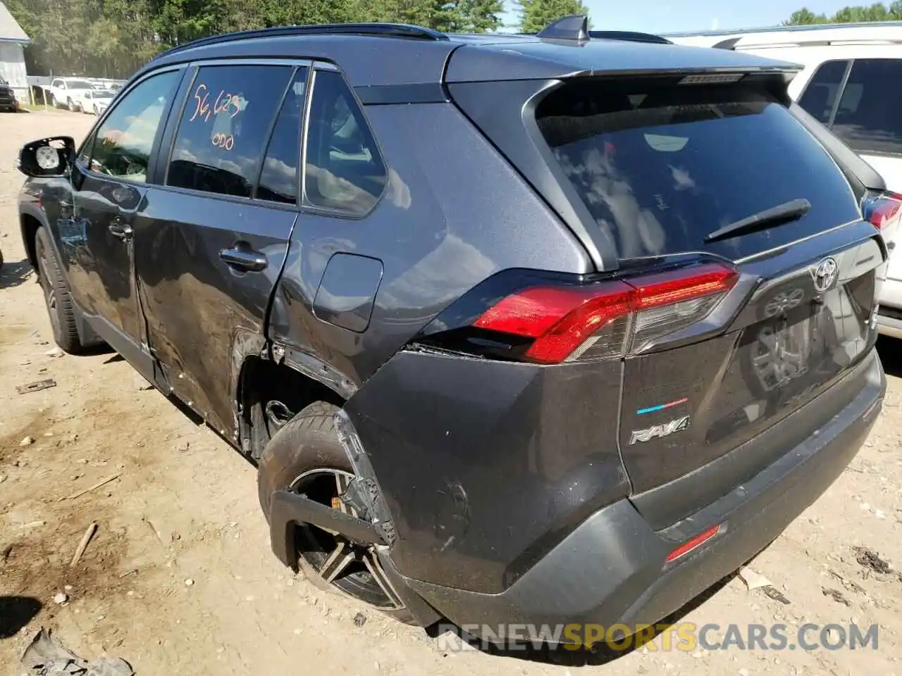 3 Photograph of a damaged car JTMP1RFV9KD020133 TOYOTA RAV4 2019