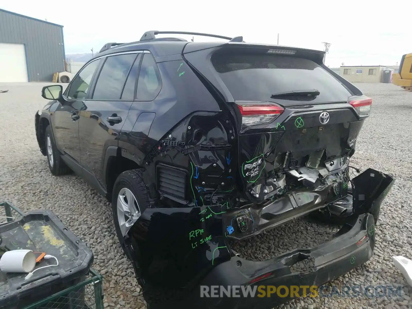 3 Photograph of a damaged car JTMP1RFV9KD028345 TOYOTA RAV4 2019