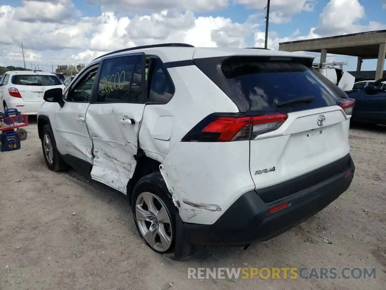 3 Photograph of a damaged car JTMP1RFV9KD029480 TOYOTA RAV4 2019