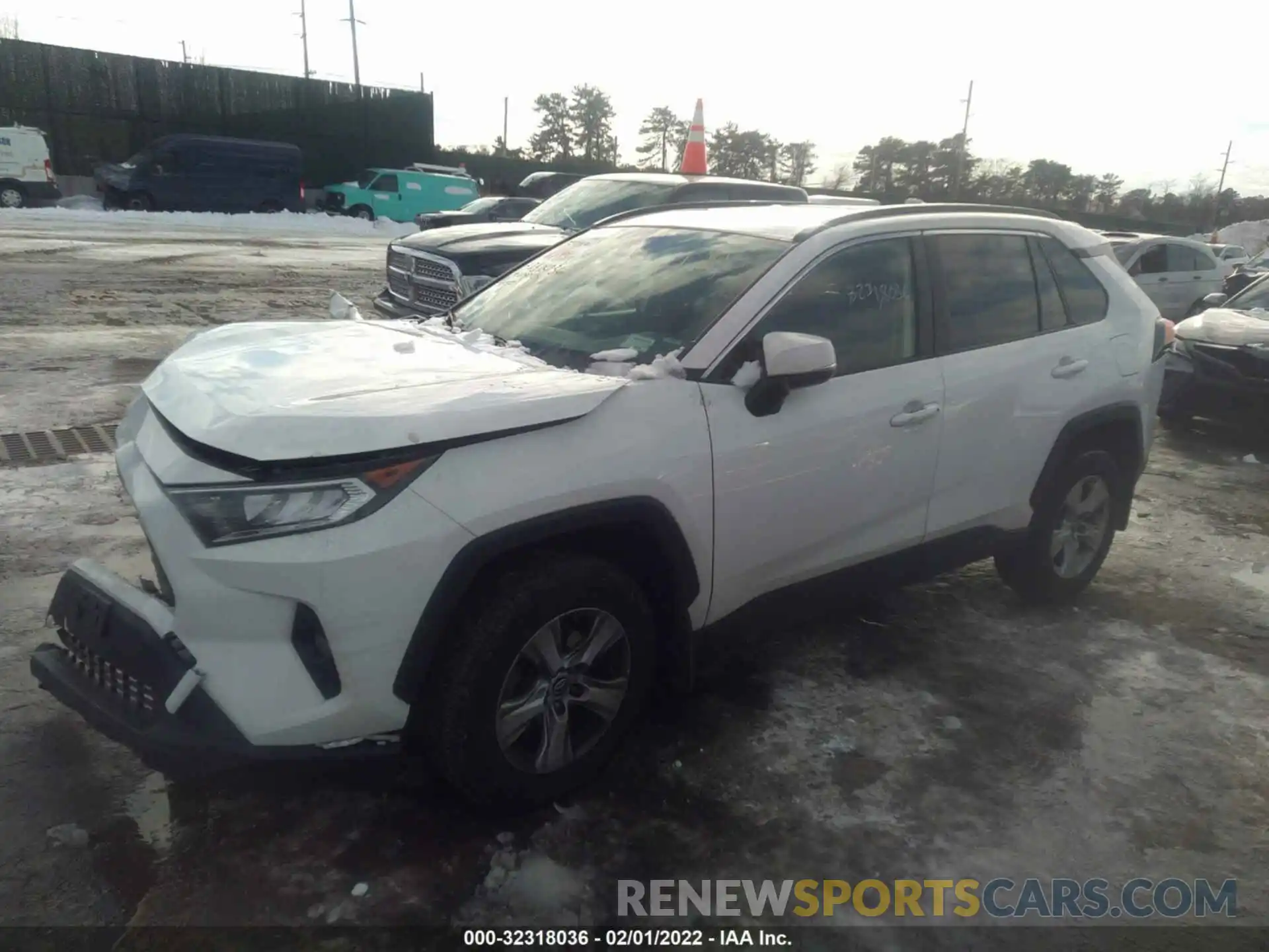 2 Photograph of a damaged car JTMP1RFV9KD031987 TOYOTA RAV4 2019