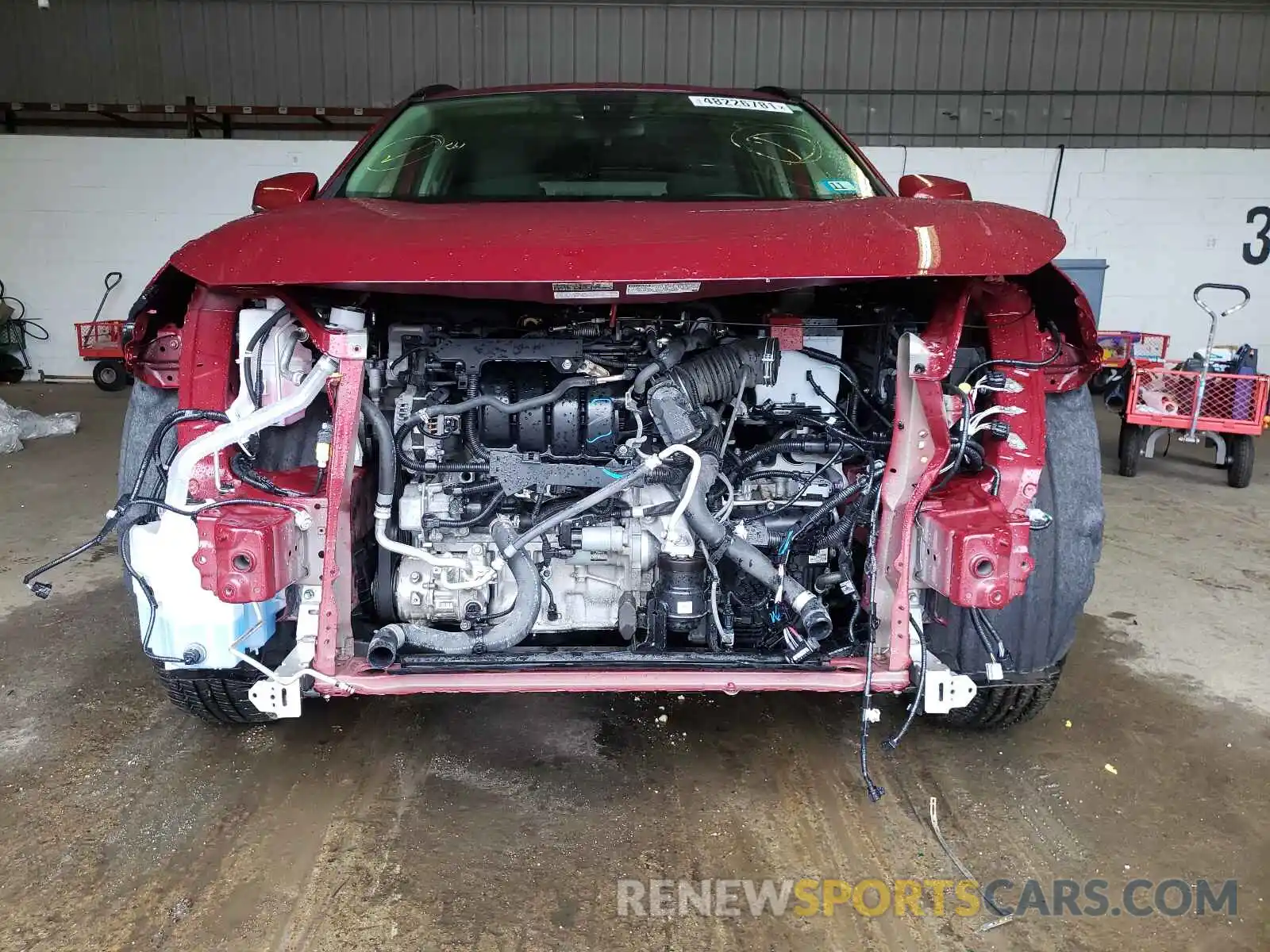 9 Photograph of a damaged car JTMP1RFV9KD035960 TOYOTA RAV4 2019