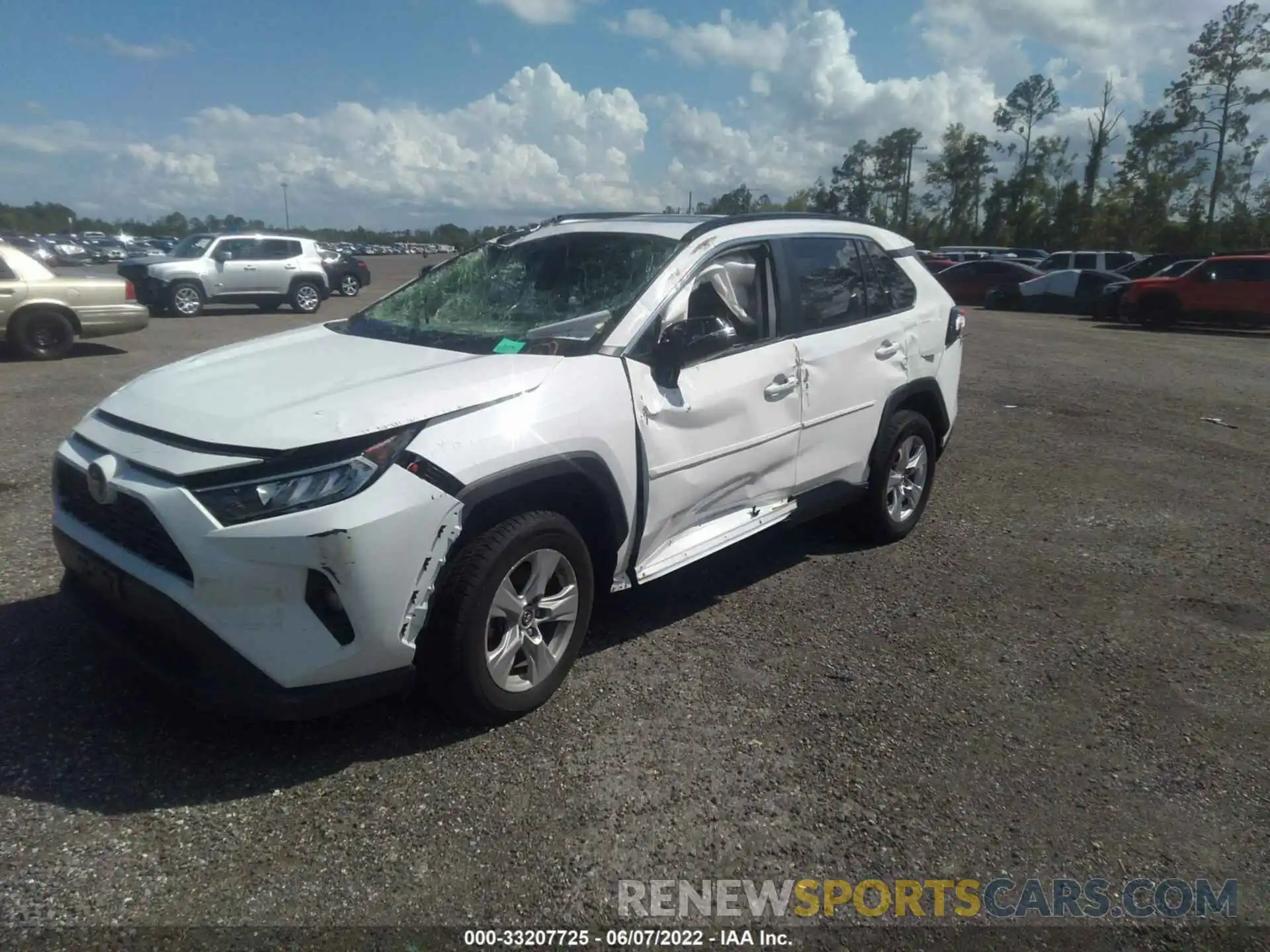 2 Photograph of a damaged car JTMP1RFV9KD036204 TOYOTA RAV4 2019