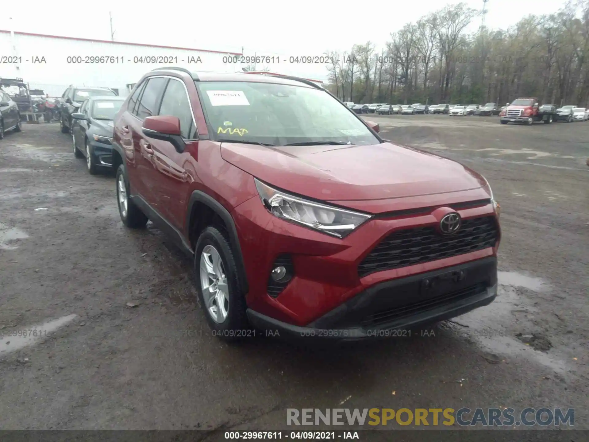 1 Photograph of a damaged car JTMP1RFV9KD037594 TOYOTA RAV4 2019