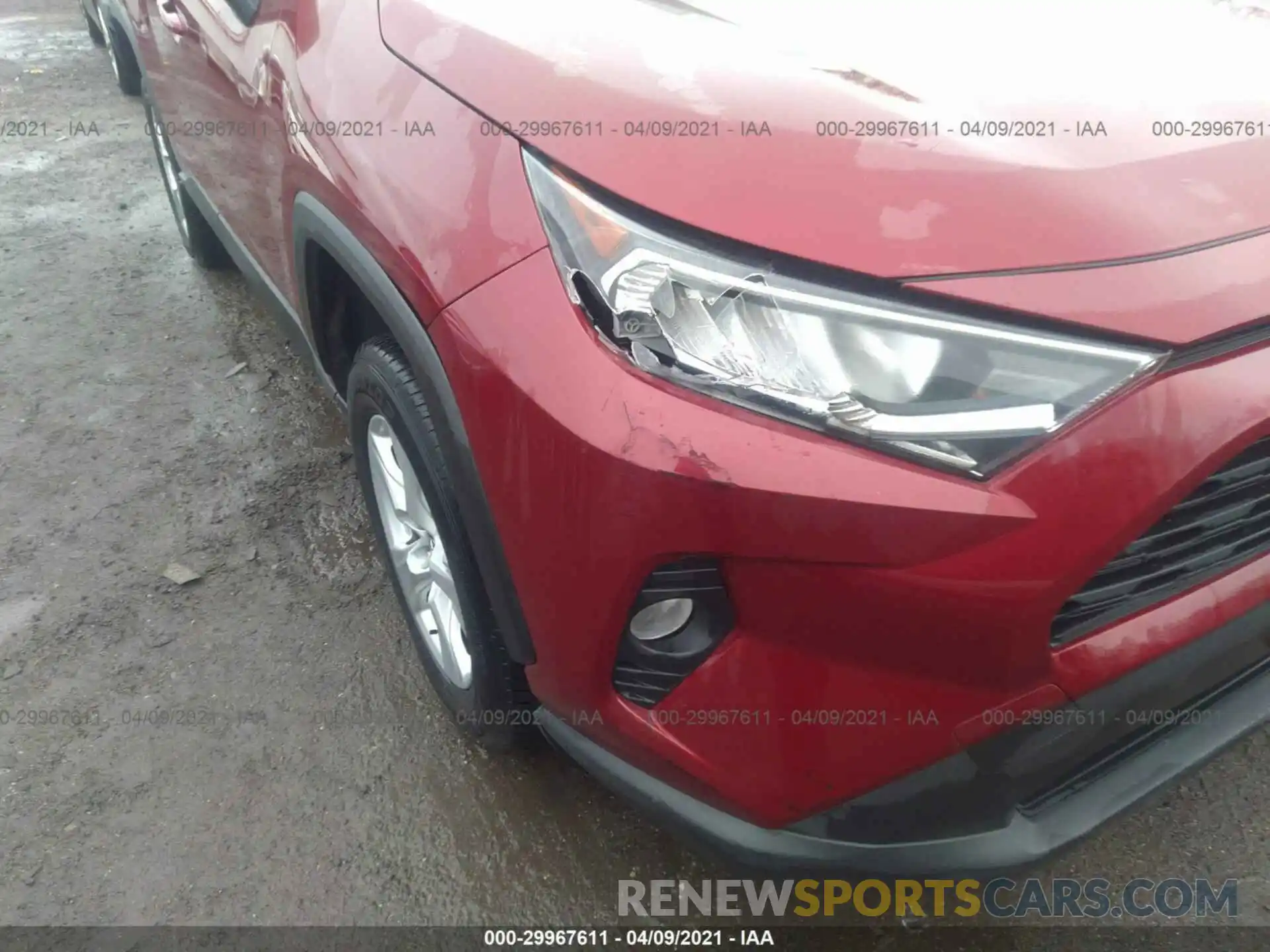 6 Photograph of a damaged car JTMP1RFV9KD037594 TOYOTA RAV4 2019