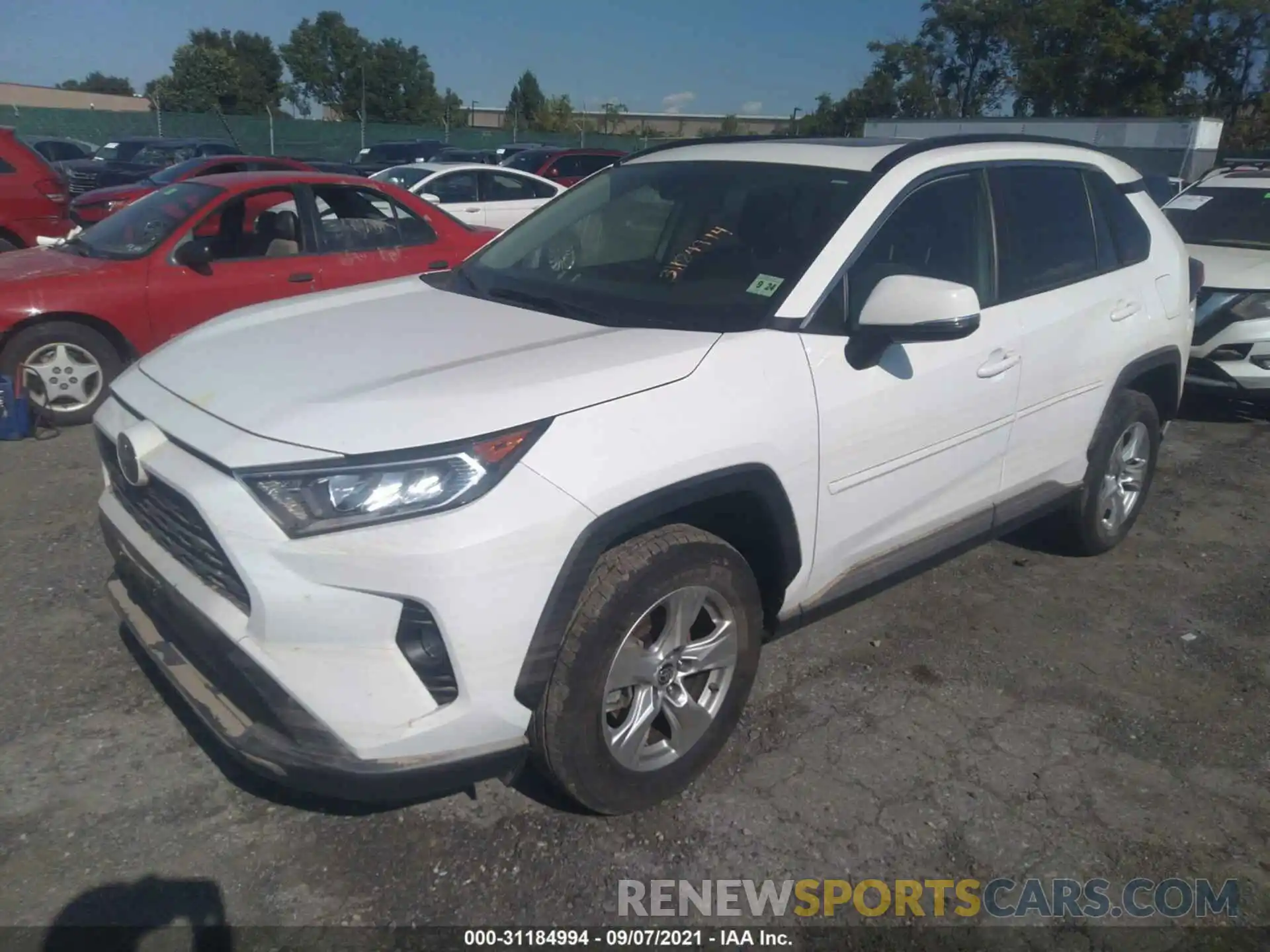 2 Photograph of a damaged car JTMP1RFV9KD039684 TOYOTA RAV4 2019