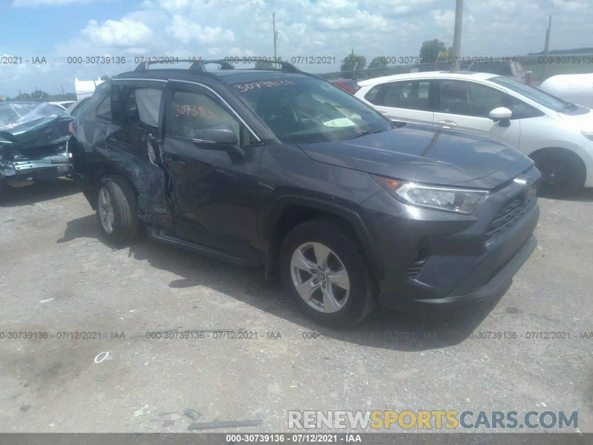 1 Фотография поврежденного автомобиля JTMP1RFV9KD044822 TOYOTA RAV4 2019