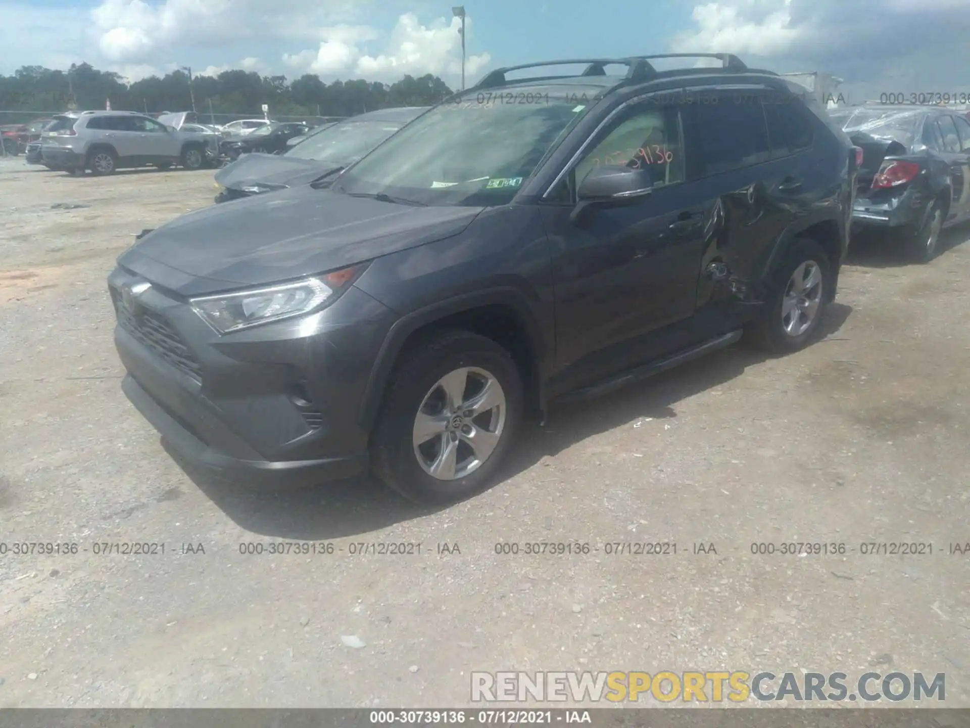 2 Photograph of a damaged car JTMP1RFV9KD044822 TOYOTA RAV4 2019