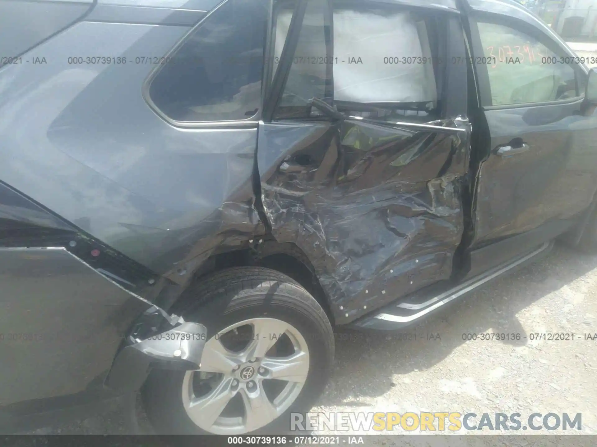 6 Photograph of a damaged car JTMP1RFV9KD044822 TOYOTA RAV4 2019