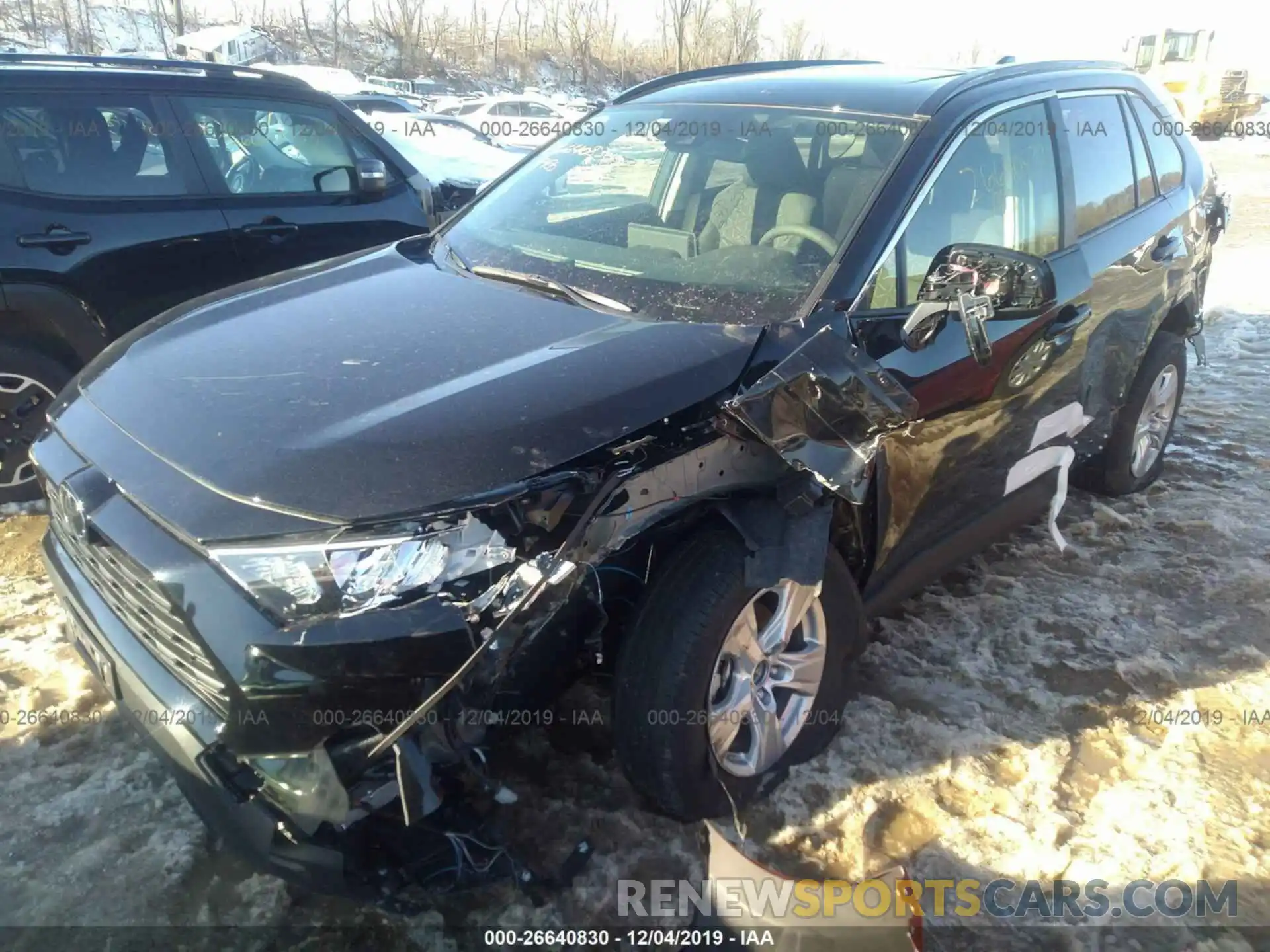 2 Photograph of a damaged car JTMP1RFV9KD047350 TOYOTA RAV4 2019