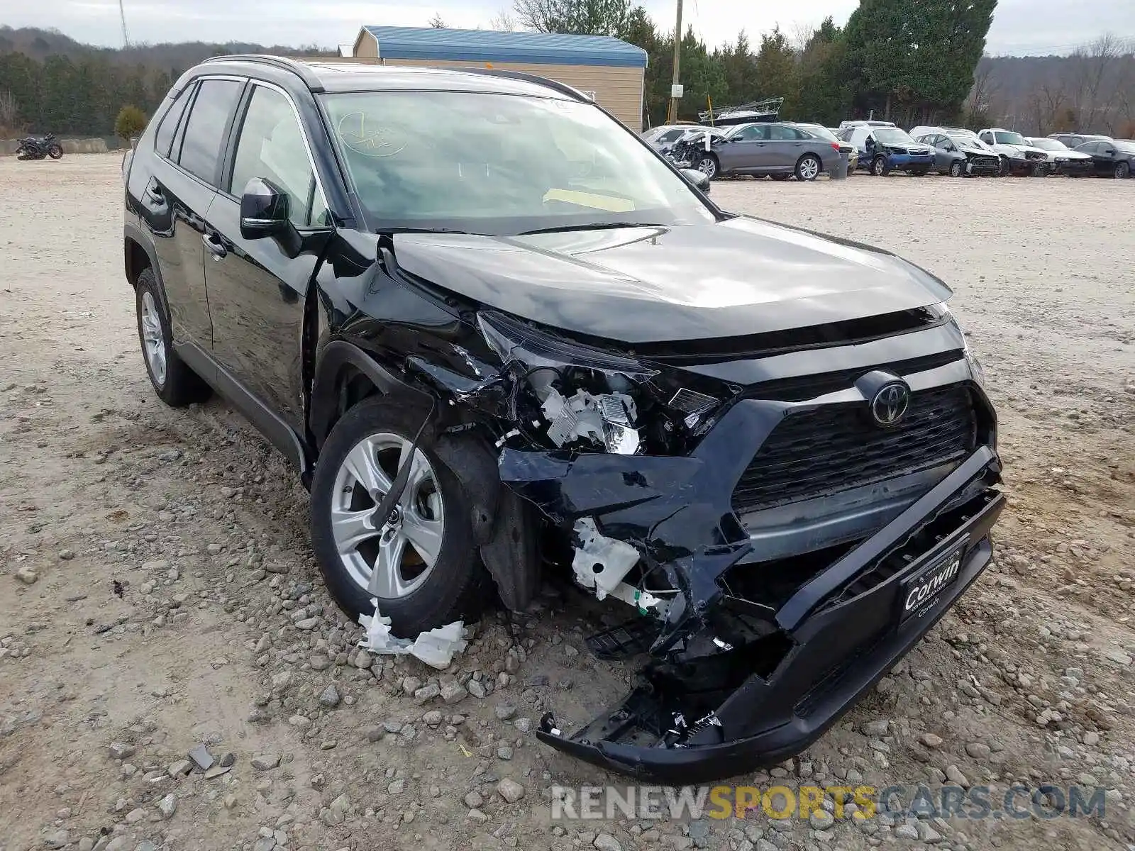 1 Photograph of a damaged car JTMP1RFV9KD502424 TOYOTA RAV4 2019