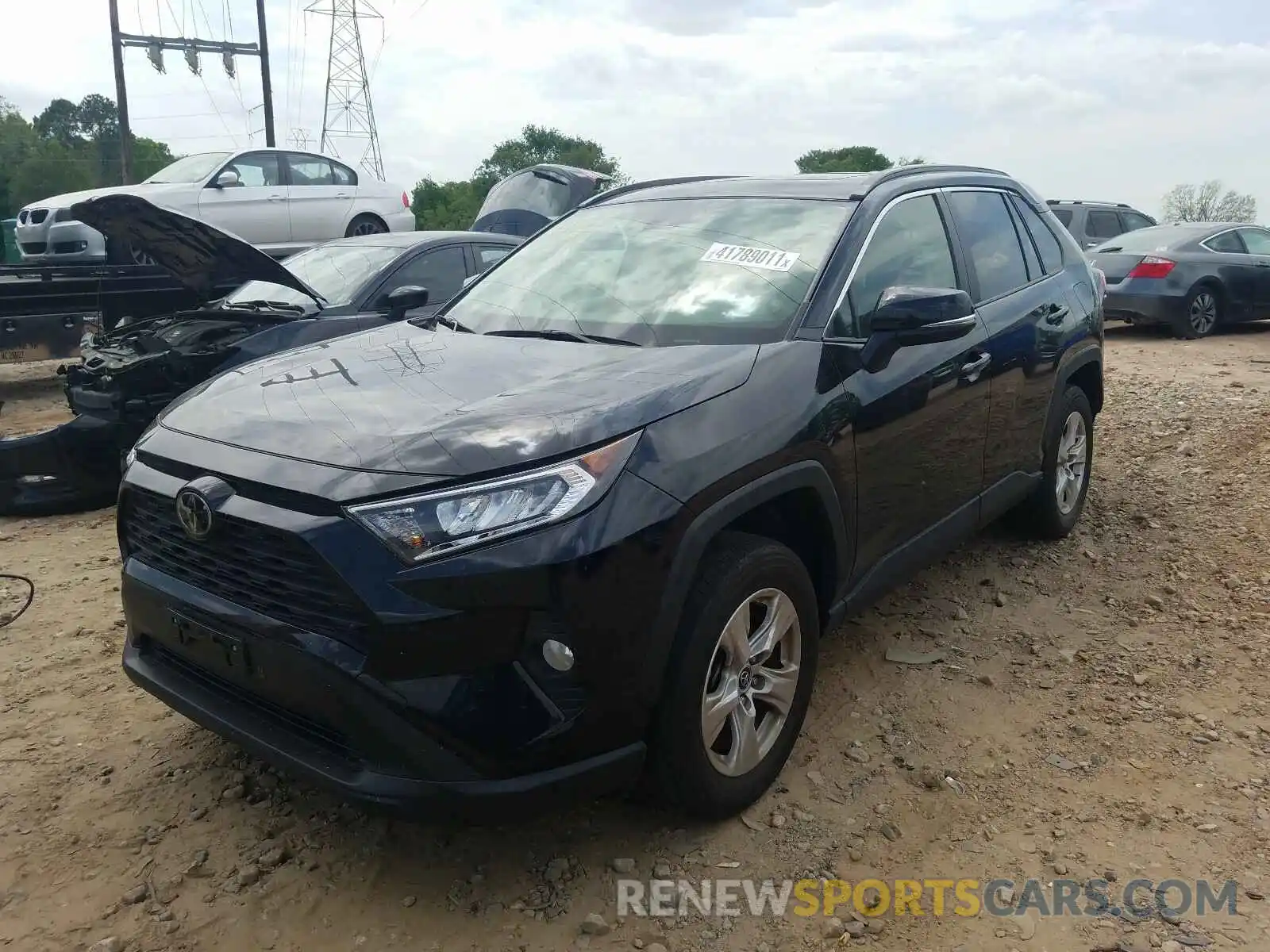 2 Photograph of a damaged car JTMP1RFV9KD502813 TOYOTA RAV4 2019